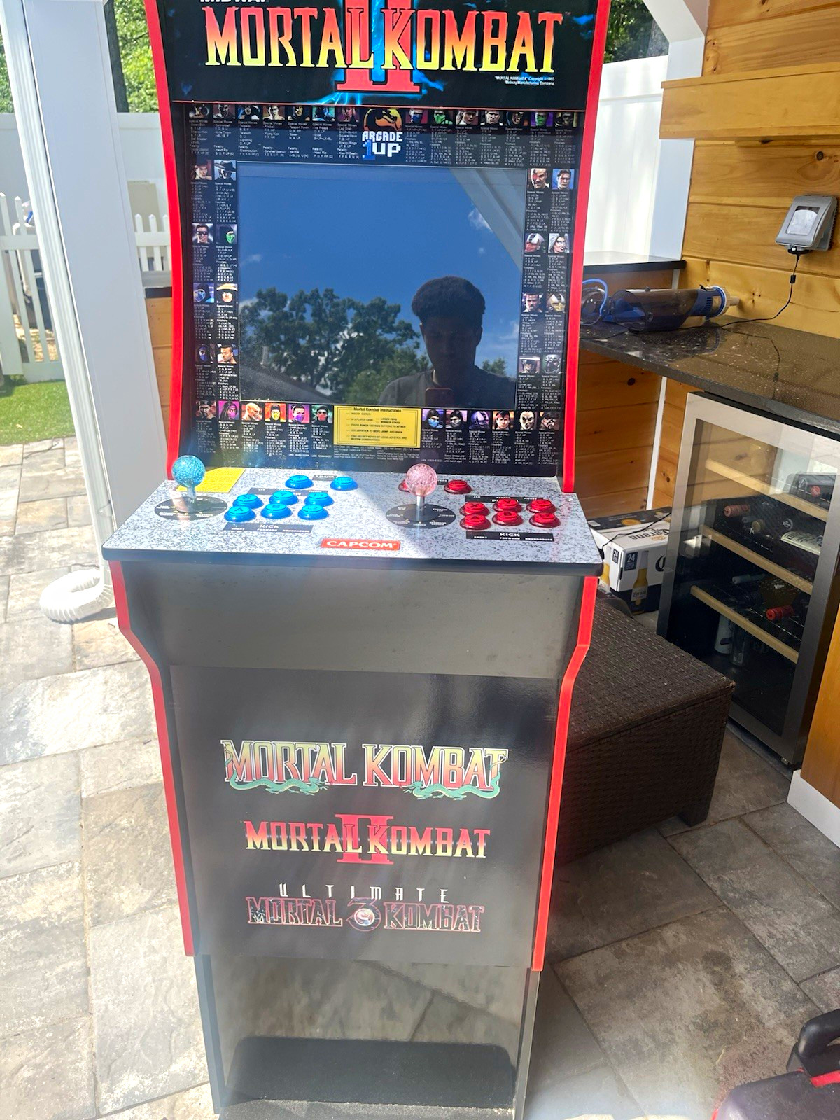 Arcade1Up Mortal Kombat II Upright Arcade Machine