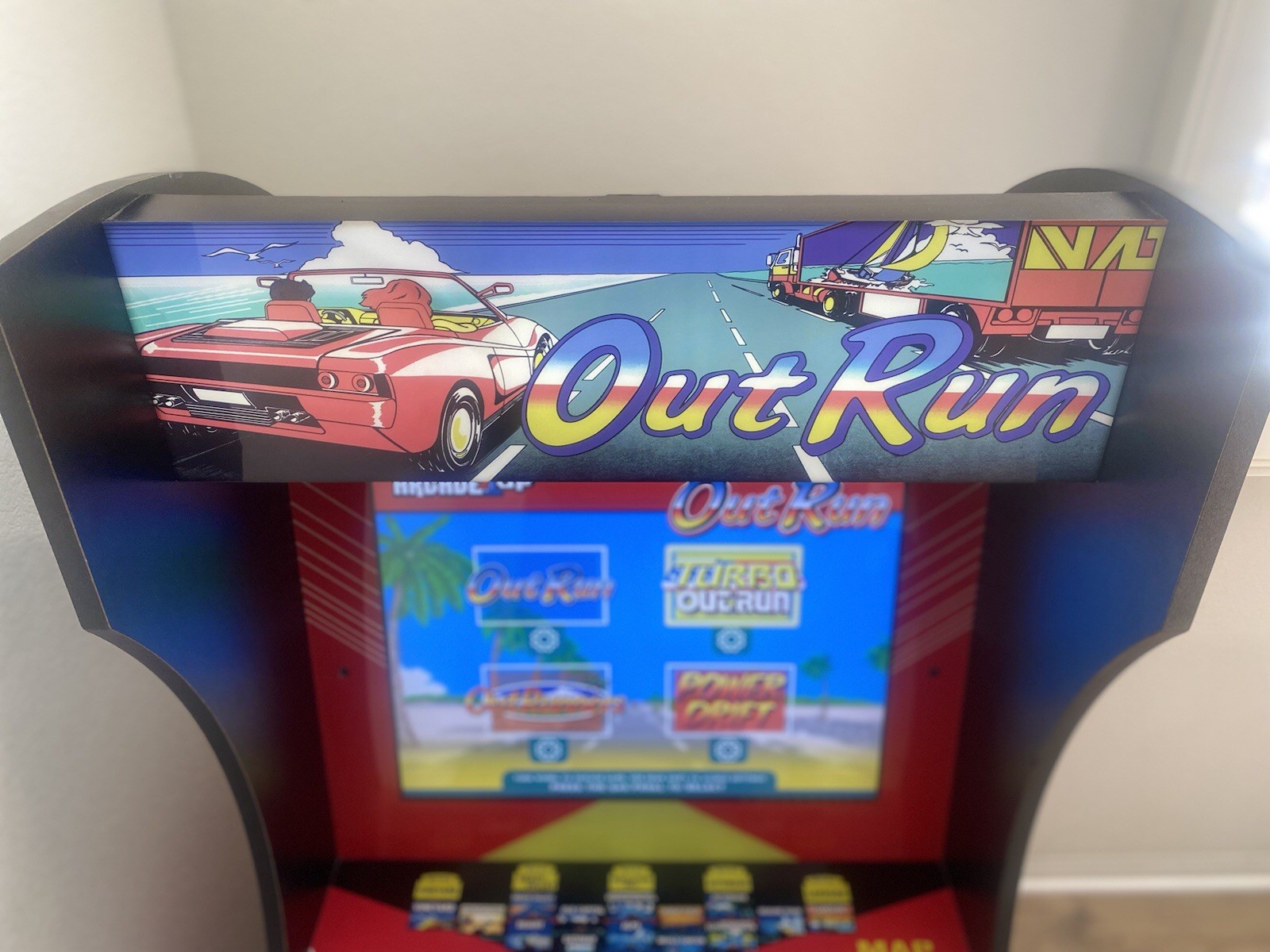 Arcade1up Sit Down Outrun with Bench