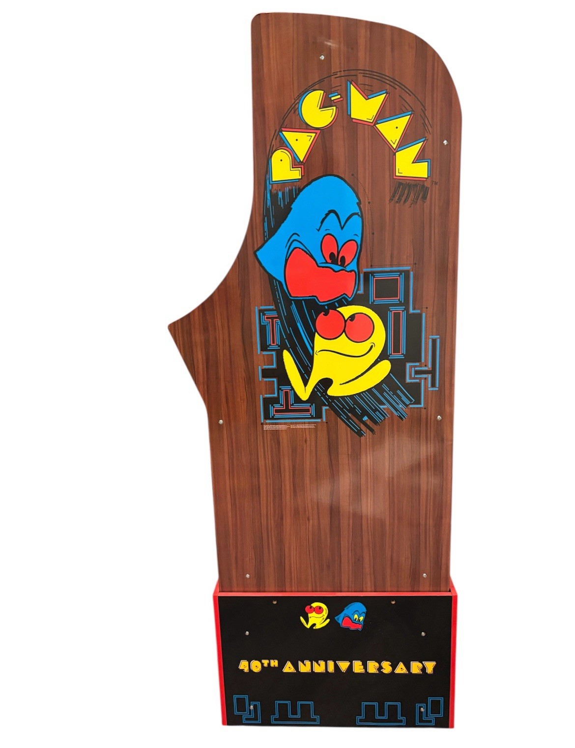 Arcade1Up Pacman 40th Anniversary Edition Gaming Cabinet Machine W/ Riser