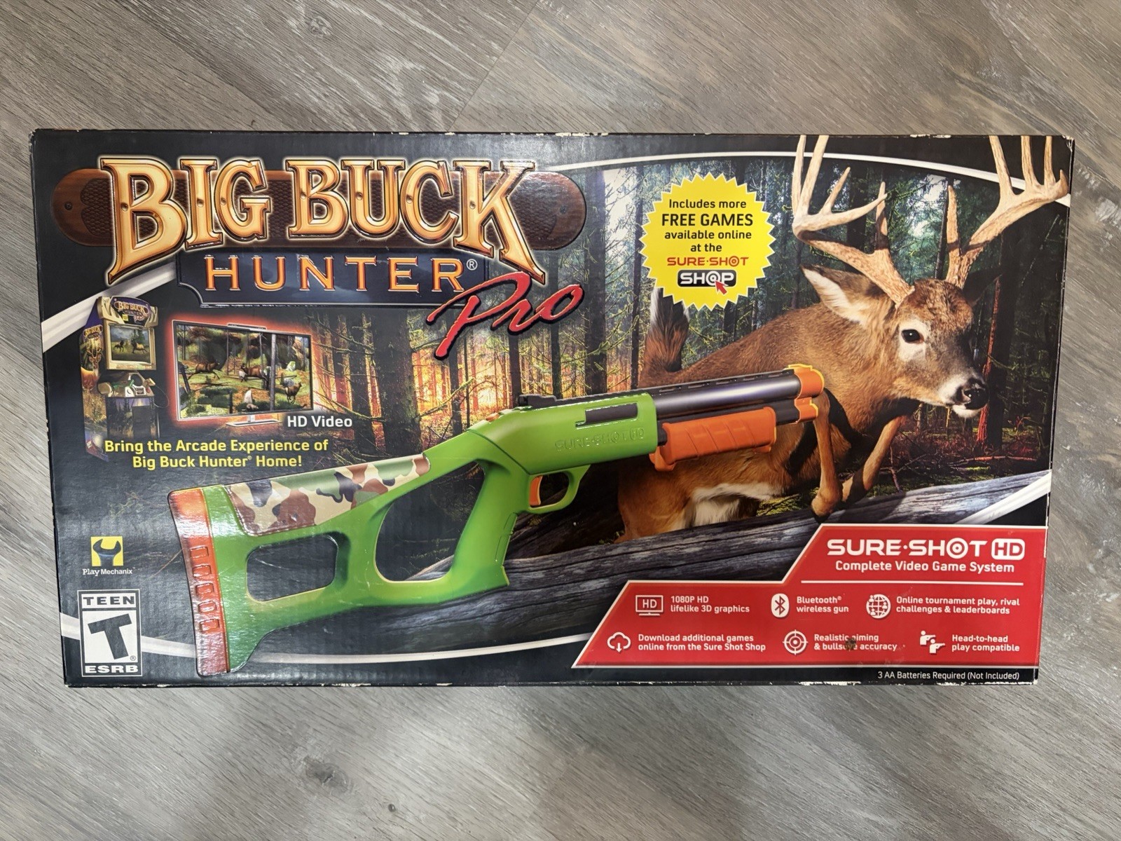 Sure Shot HD Big Buck Hunter Pro Complete Video Game System New – Open Box