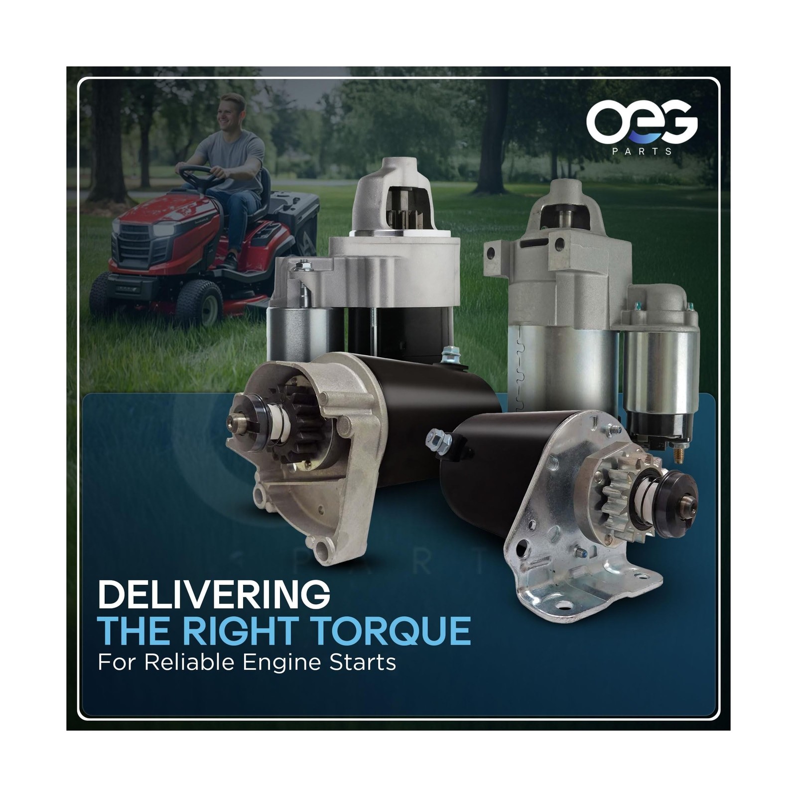 OEG Parts New Starter Compatible with Kohler Engine 15-20HP 12-… FAST USA SHIP