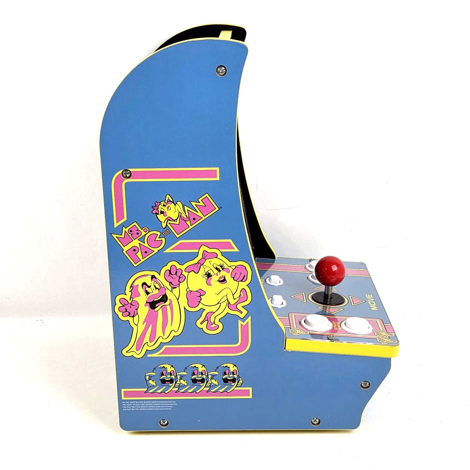 Arcade 1 Up Ms Pacman Dig Dug II Galaga Pacman Plus 8261 Countercade 4 in 1