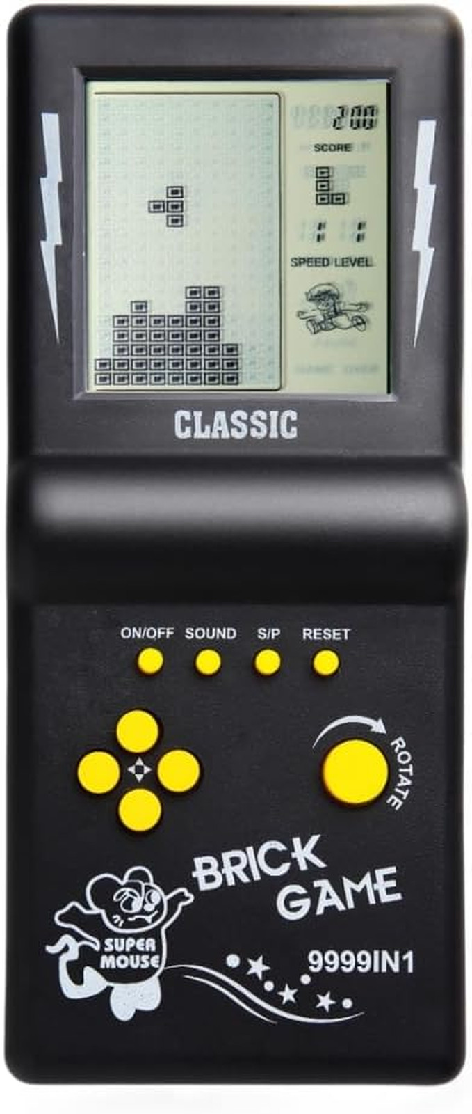 3.5-Inch Large Screen Retro Brick Game Console for the 80S/90S Build in Block Ga