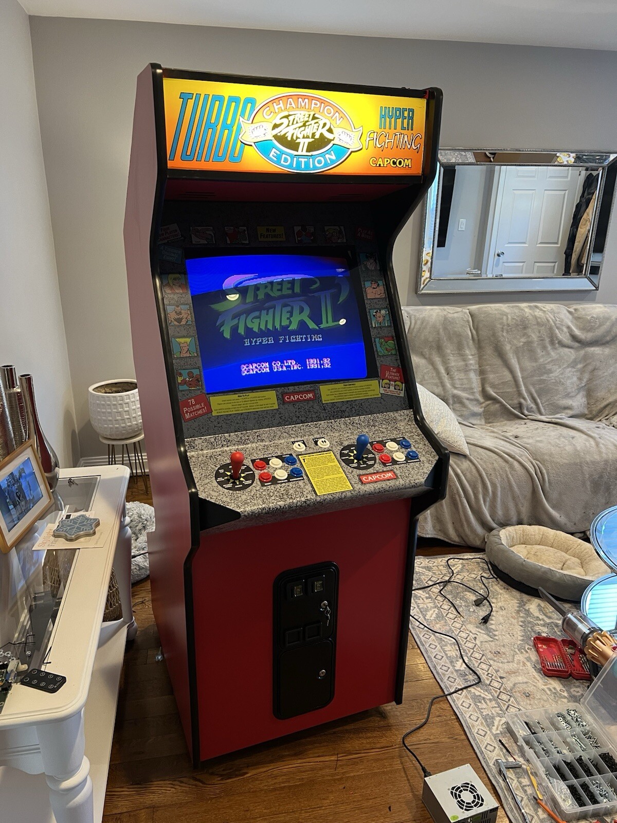 street fighter 2 Hyper Fighting Arcade Game