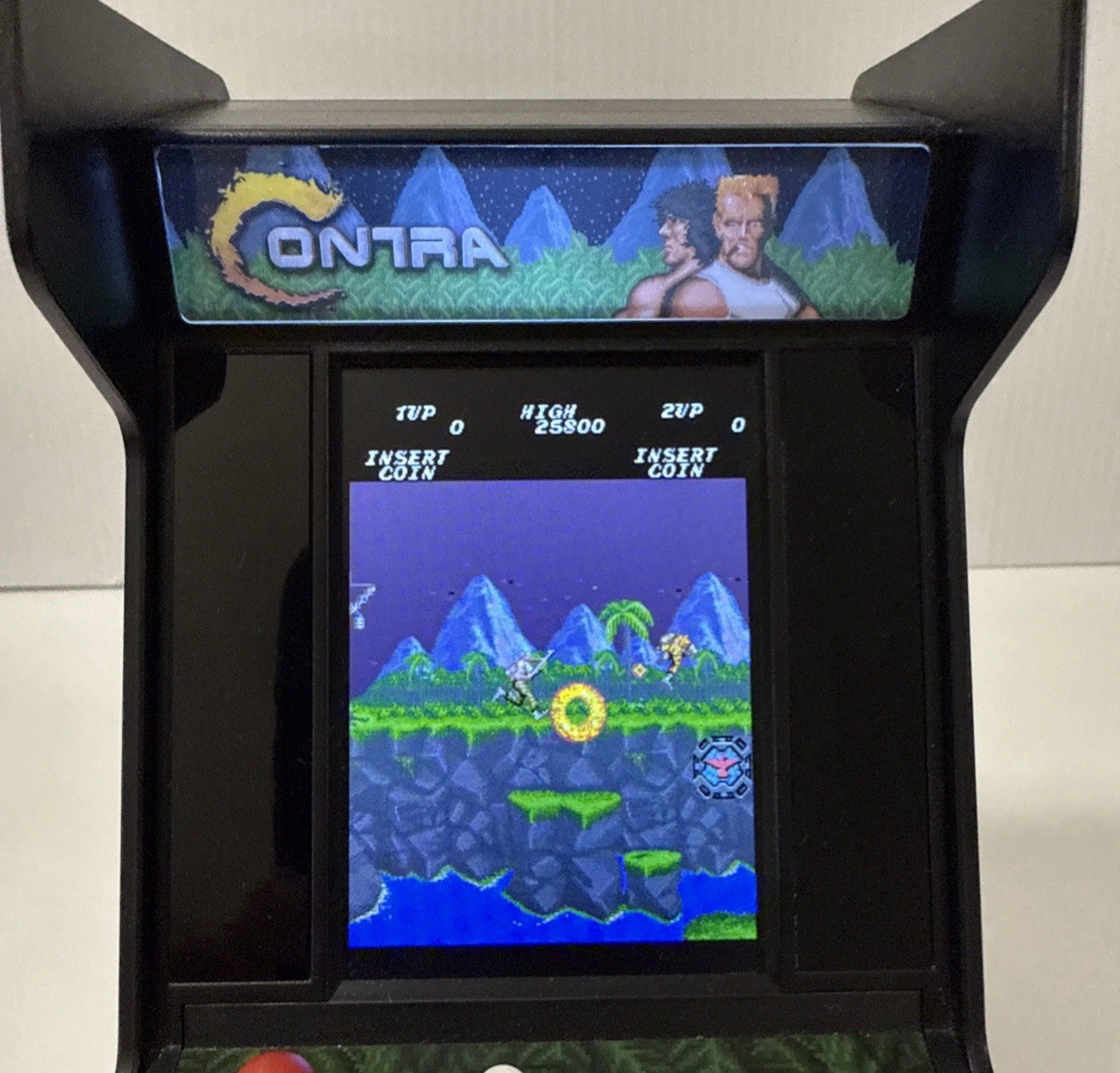 RETRO ARCADE CONTRA Micro Player My Arcade Video Game Brand New Tabletop