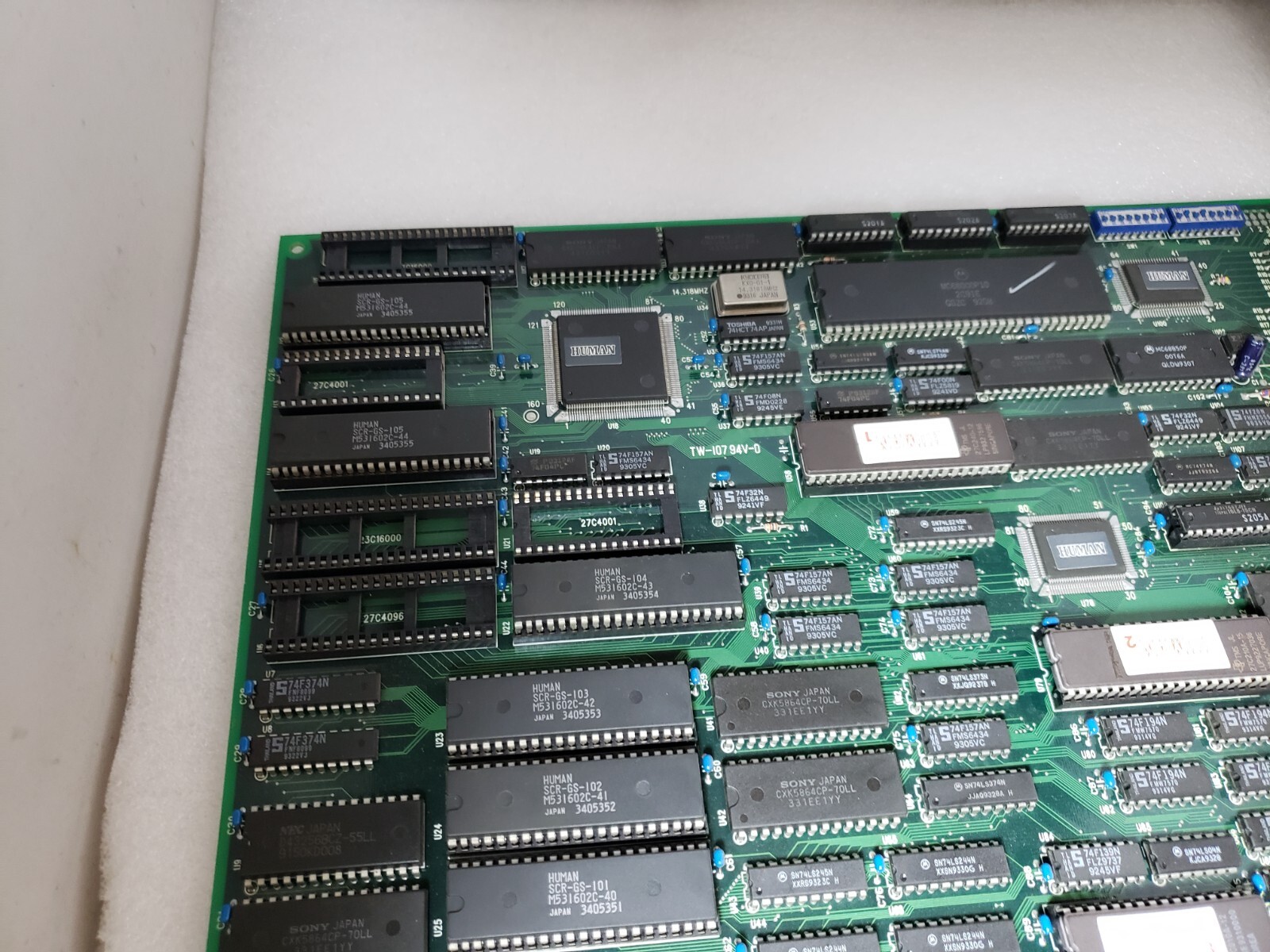 Grand Striker Human Cup Arcade Video Game PCB Human 1993