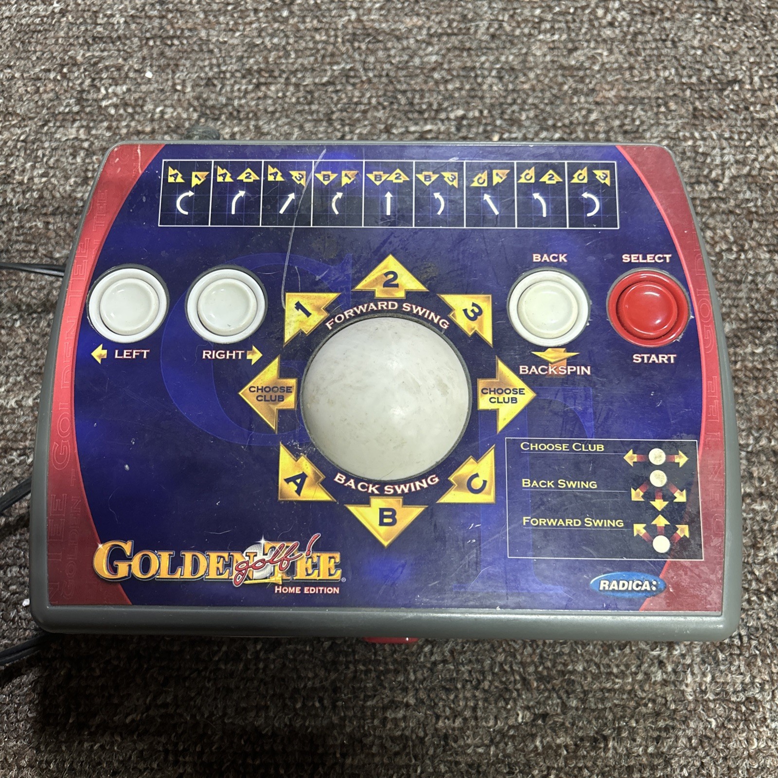 Radica GOLDEN TEE Golf Home Edition Plug and Play TV Video Arcade Game!