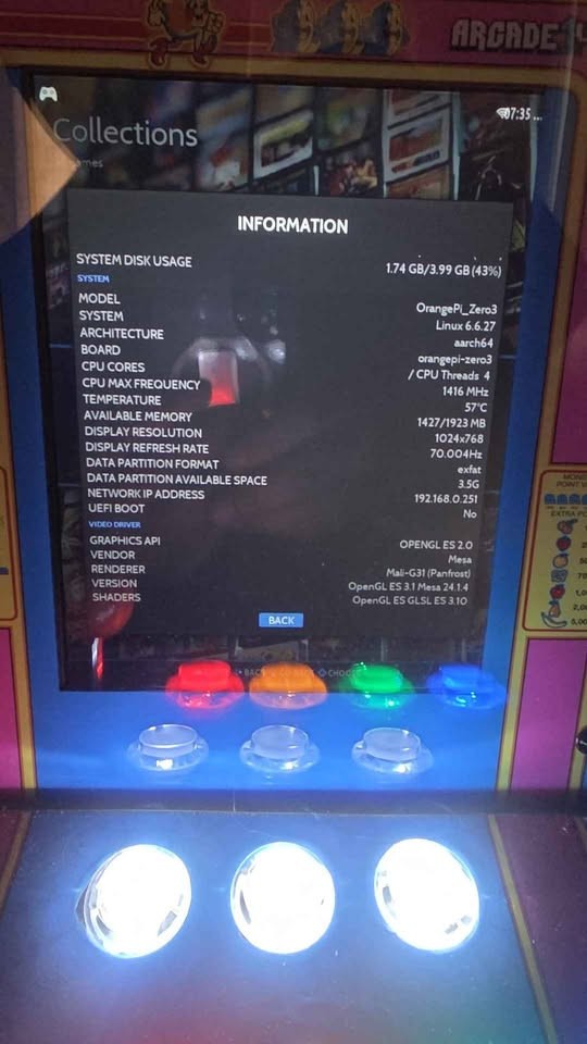 Custom Ms Pac-Man Countertop Arcade