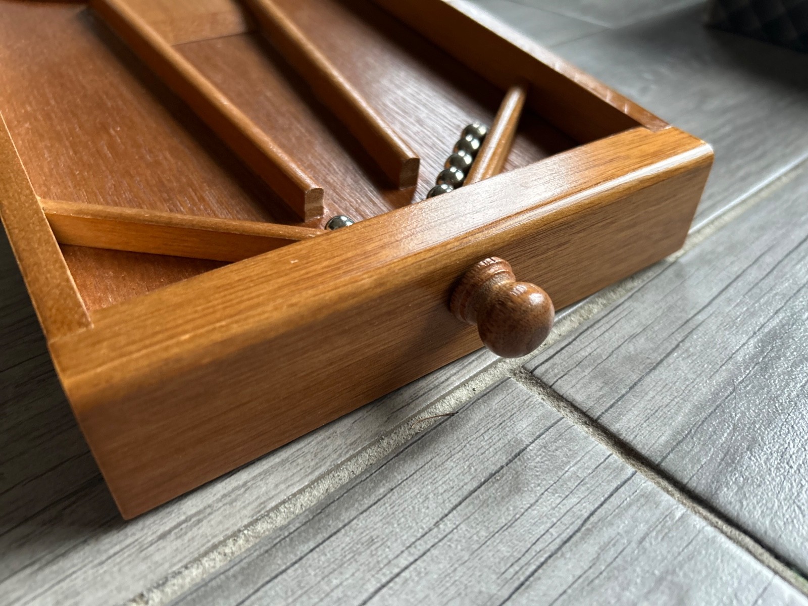 Skeeball Tabletop Arcade Game , Made Of Wood Sold Only At Clover