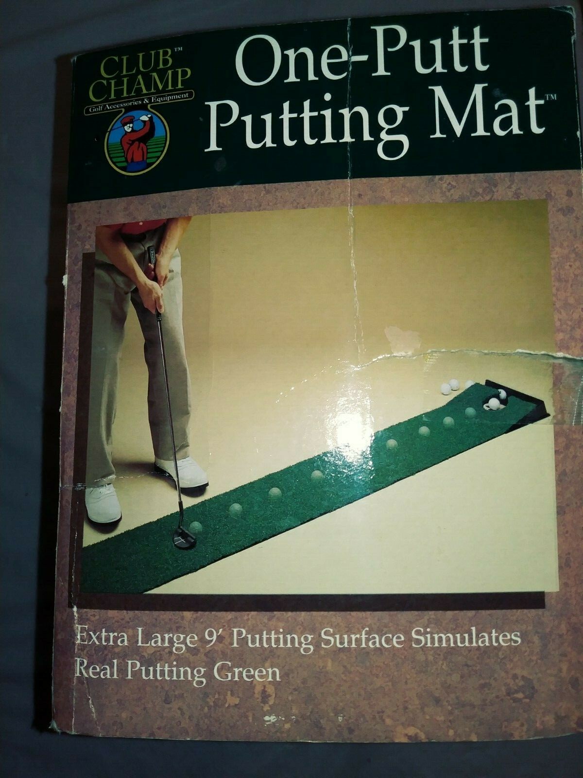 Club Champ One Putt Putting Mat 9′ Long