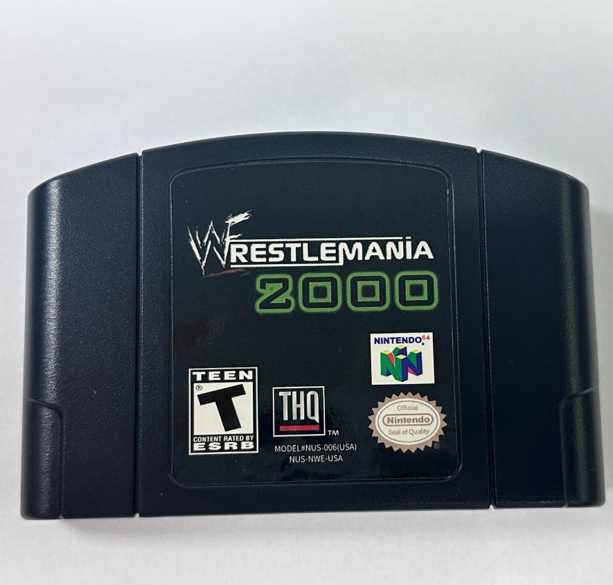WWF WrestleMania N64 Vedio Game Card
