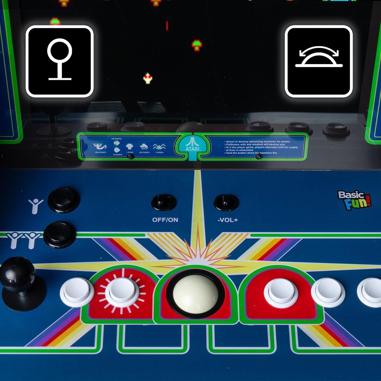 Arcade Classics Atari Centipede Ultra Series Game Machine 40 Games 17″ arcade1up