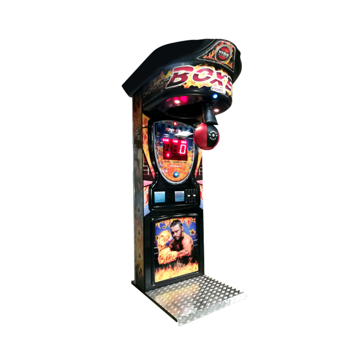 Kalkomat Boxer Boxing Machine Arcade Game – Fire Graphics – DBA