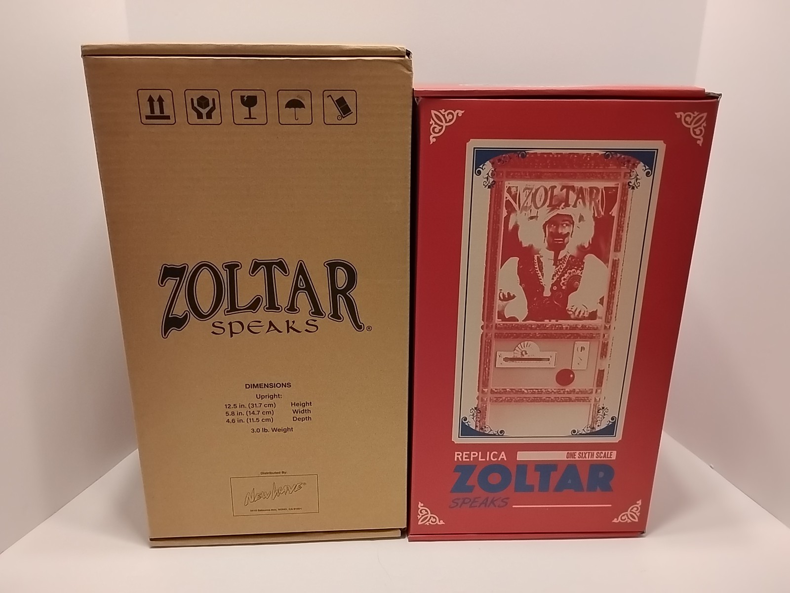 New Wave Toys Zoltar Speaks Mini Replica Fortune Teller Machine – NEW
