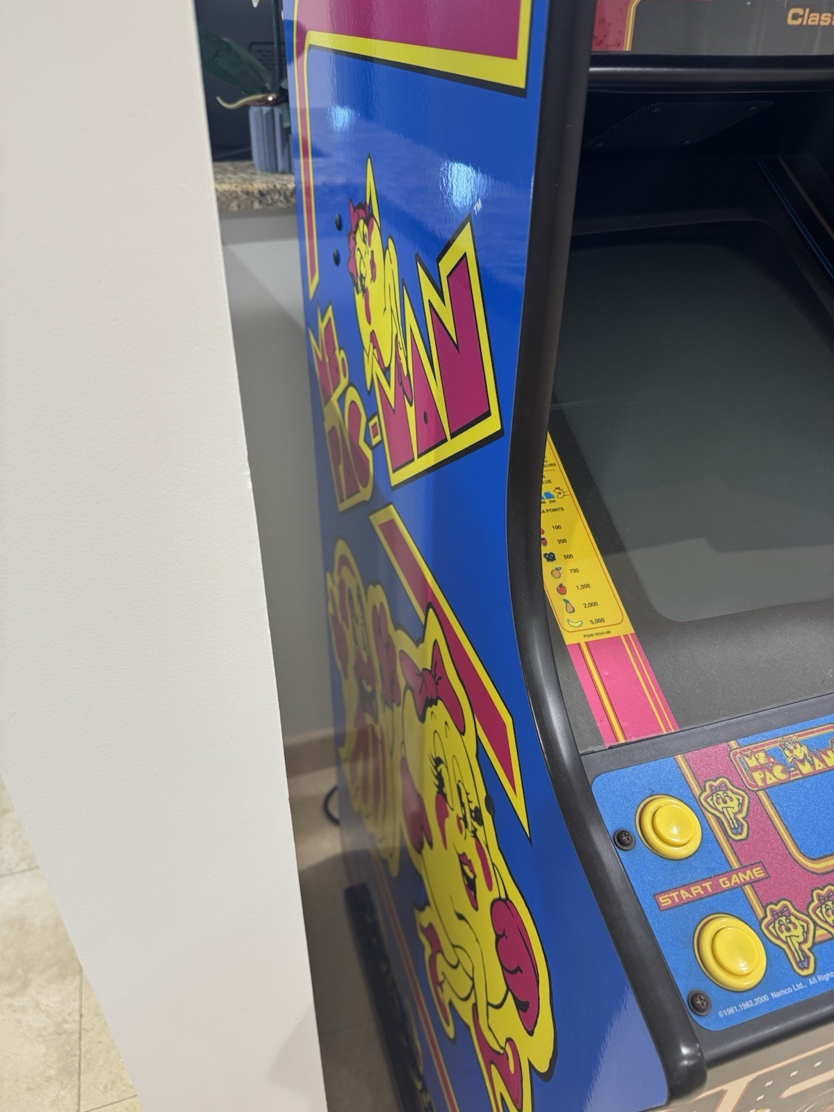Original NAMCO 20 YEAR REUNION MS PACMAN GALAGA CLASS OF 1981!!