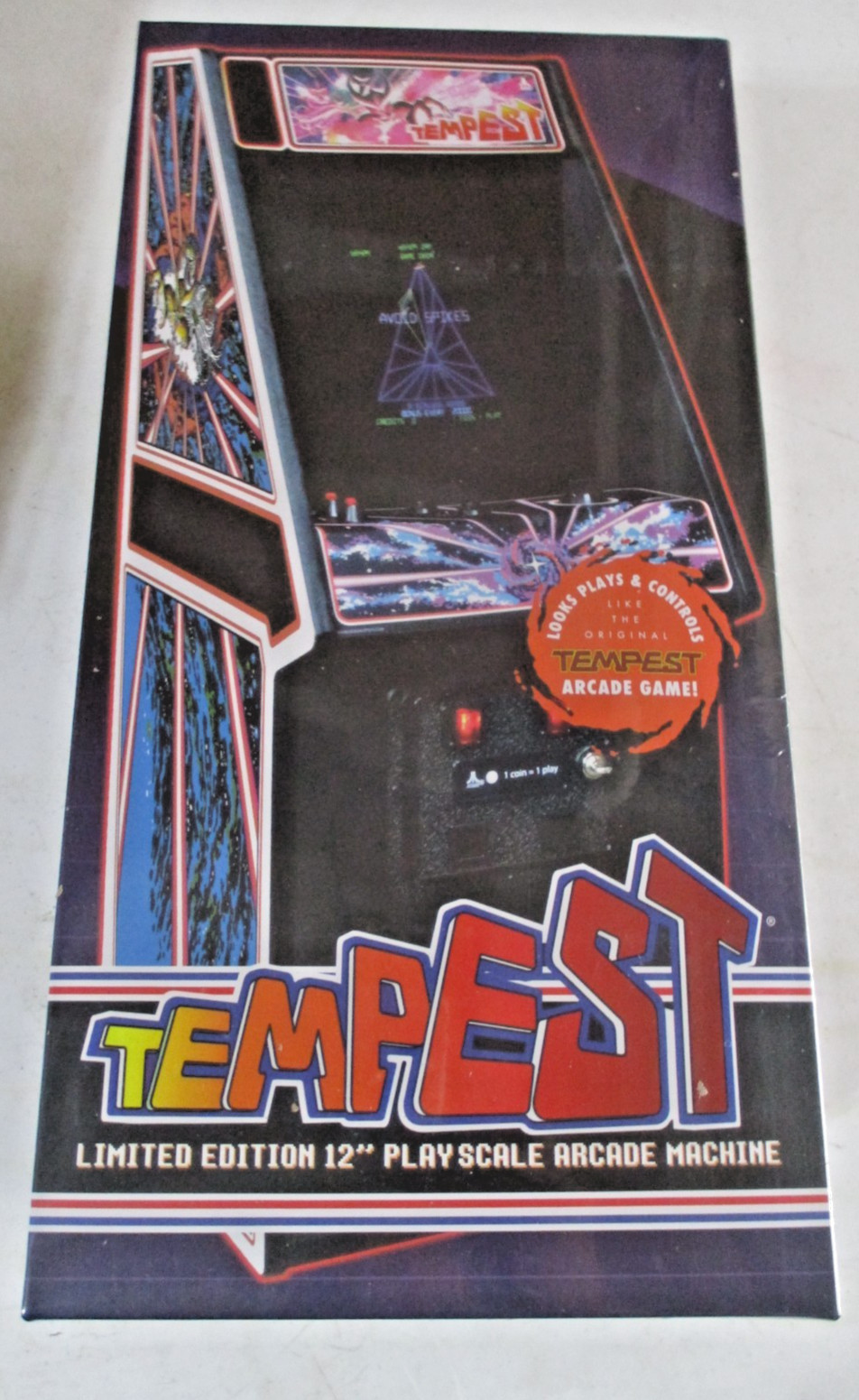 Tempest Limited Edition 12 Inch Play Scale Arcade Machine – New Wave Toys – New