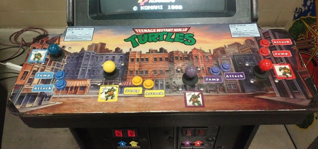TMNT arcade 1989 – Vintage – 2917