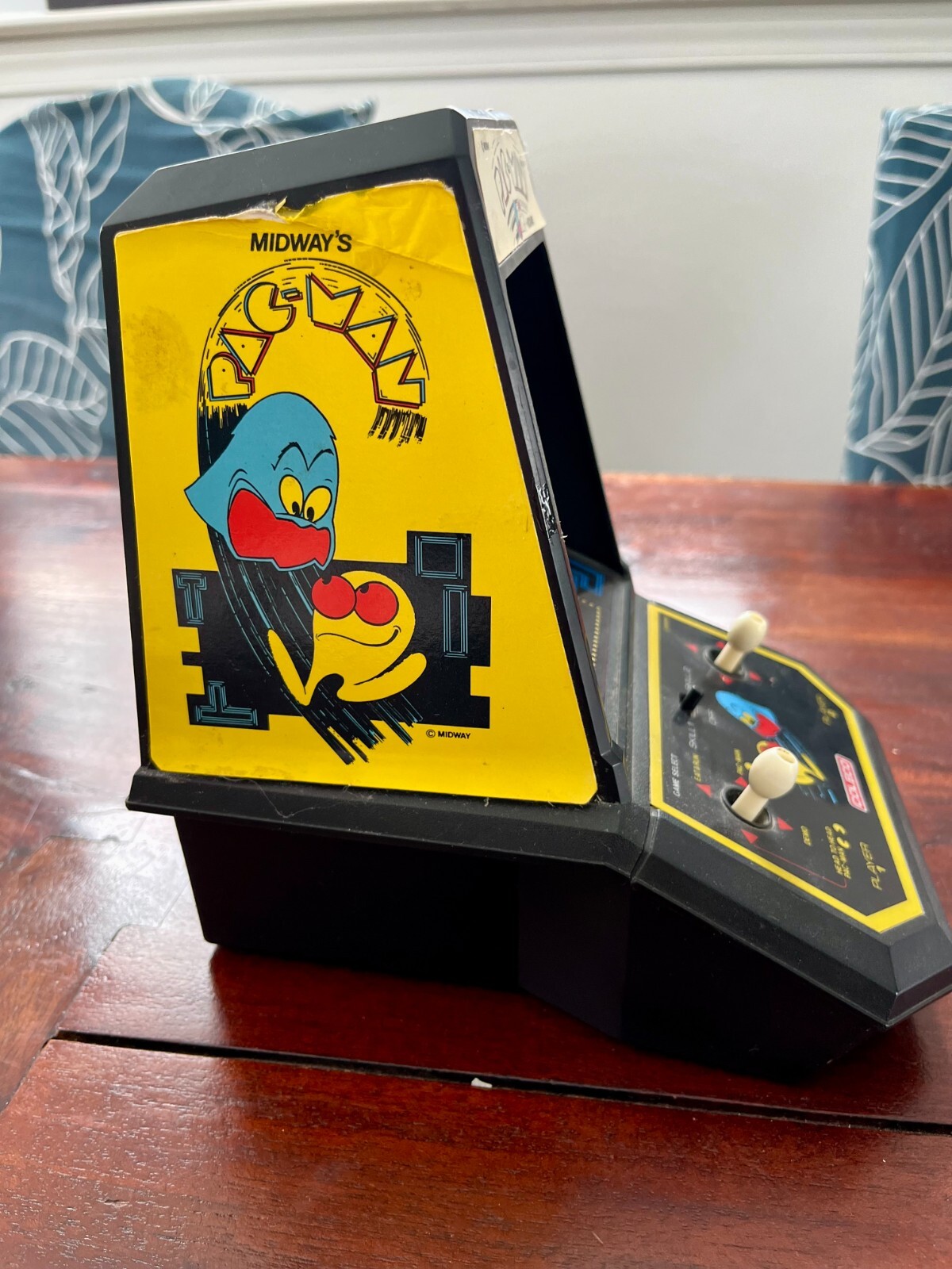 Vintage 1981 COLECO Midway PAC-MAN Mini Arcade Table Top Game WORKS GREAT!