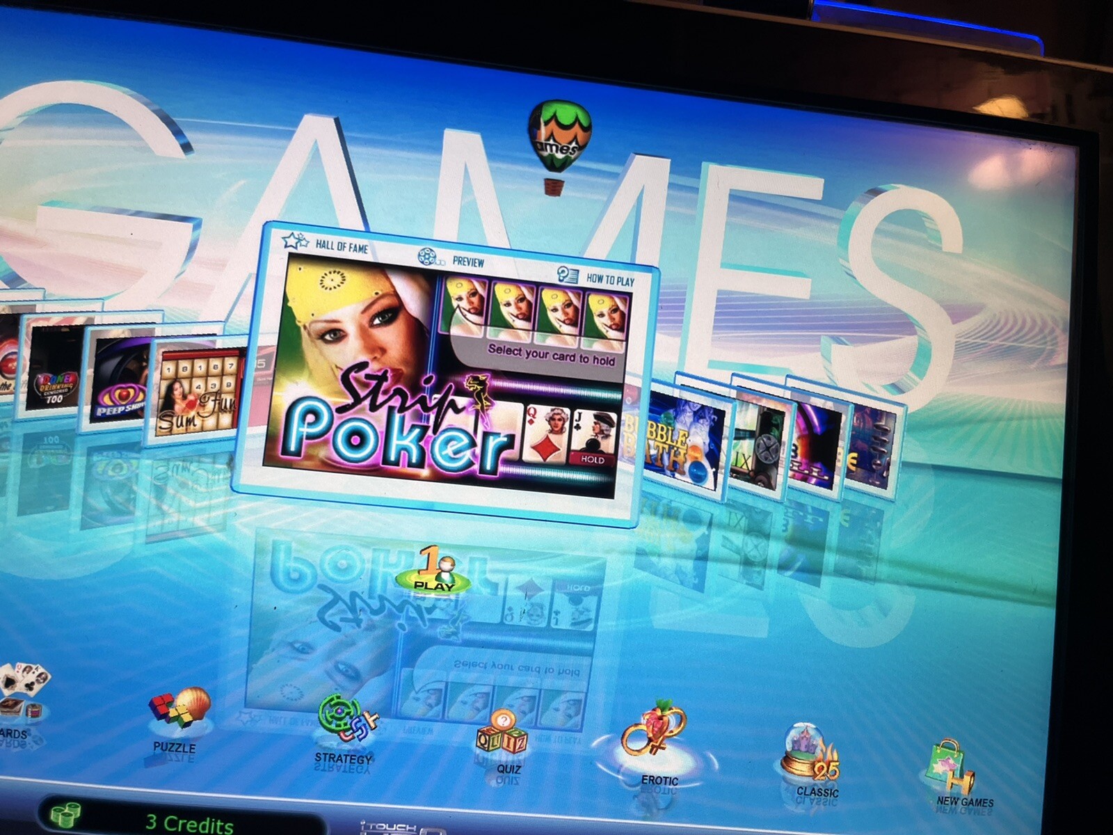 JVL Echo Touchscreen Video Bar Game