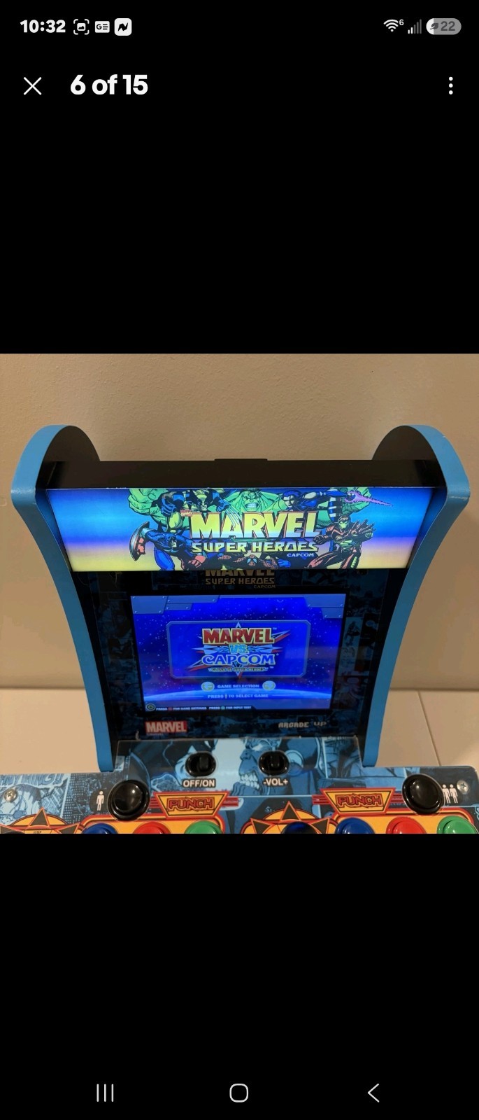 Arcade1Up 2 Player Countercade: Marvel Super Heroes 4 Games Tested And Works!