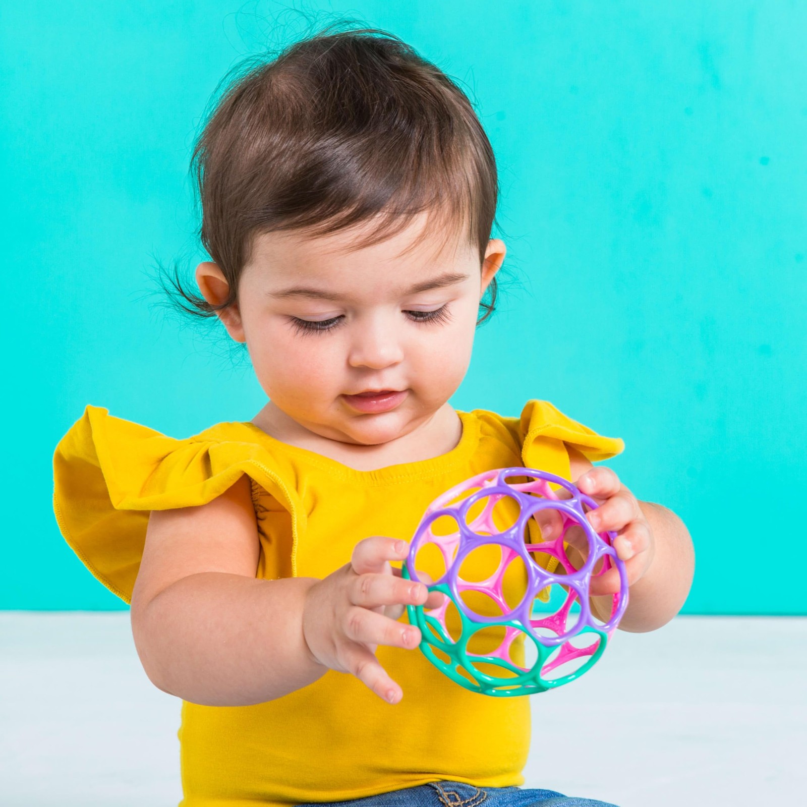 Bright Starts Oball Classic Toy, Pink/Purple
