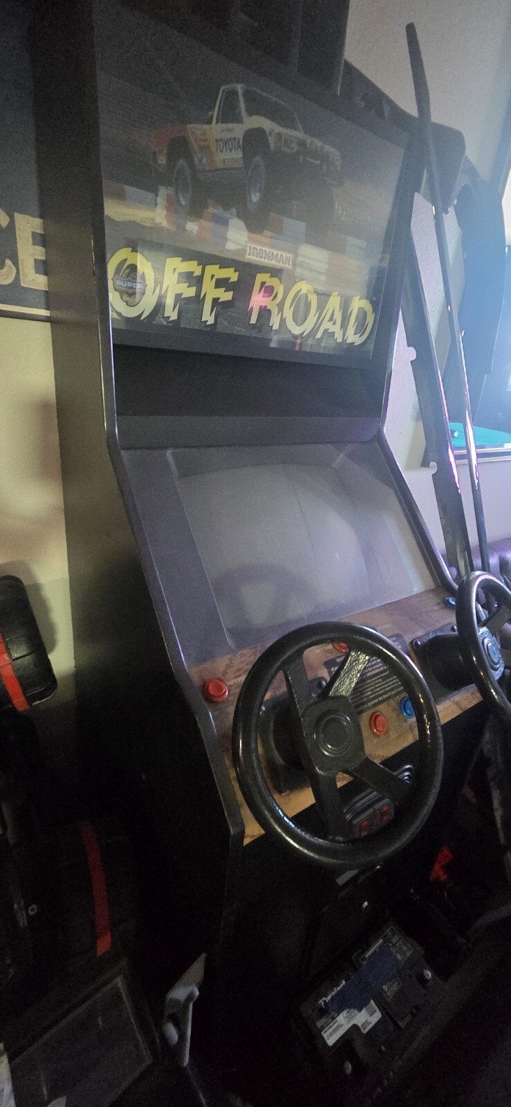 Off Road 2 Player Arcade Stand Up Driving Racing Video Game – Ironman