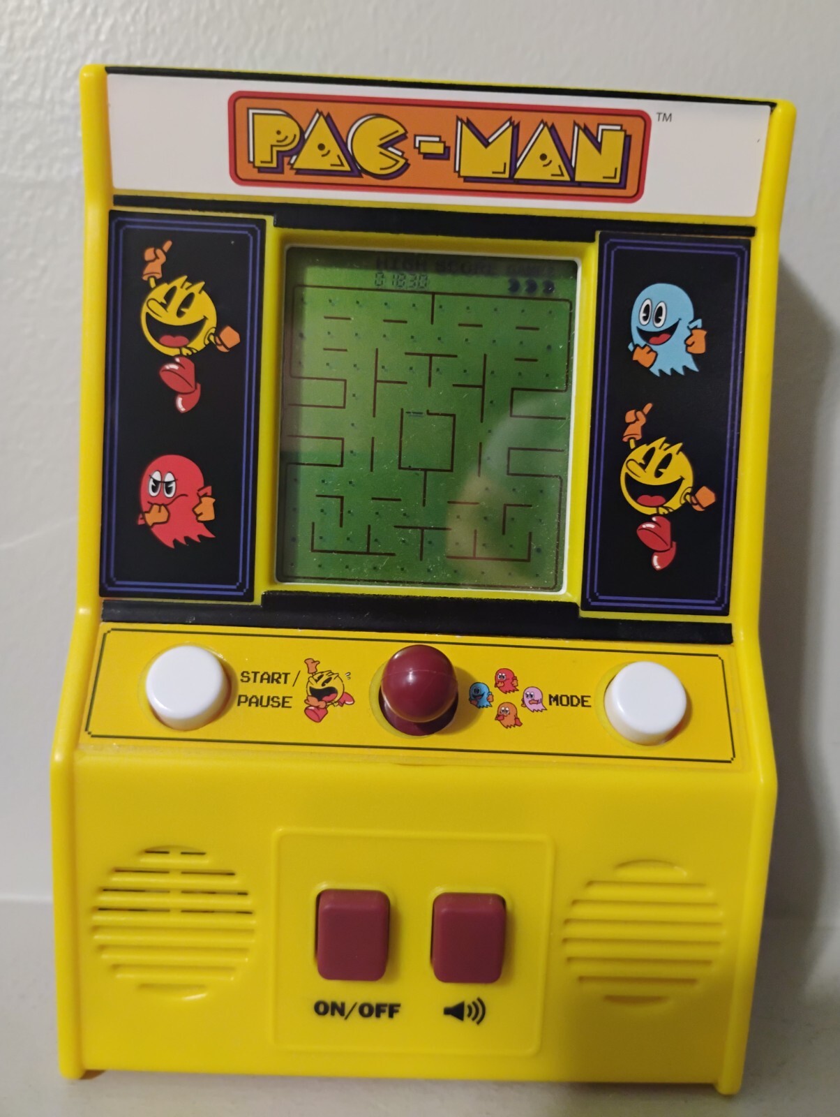 Bandai Namco Classic Pac-Man Retro Mini Handheld Arcade Game WORKS