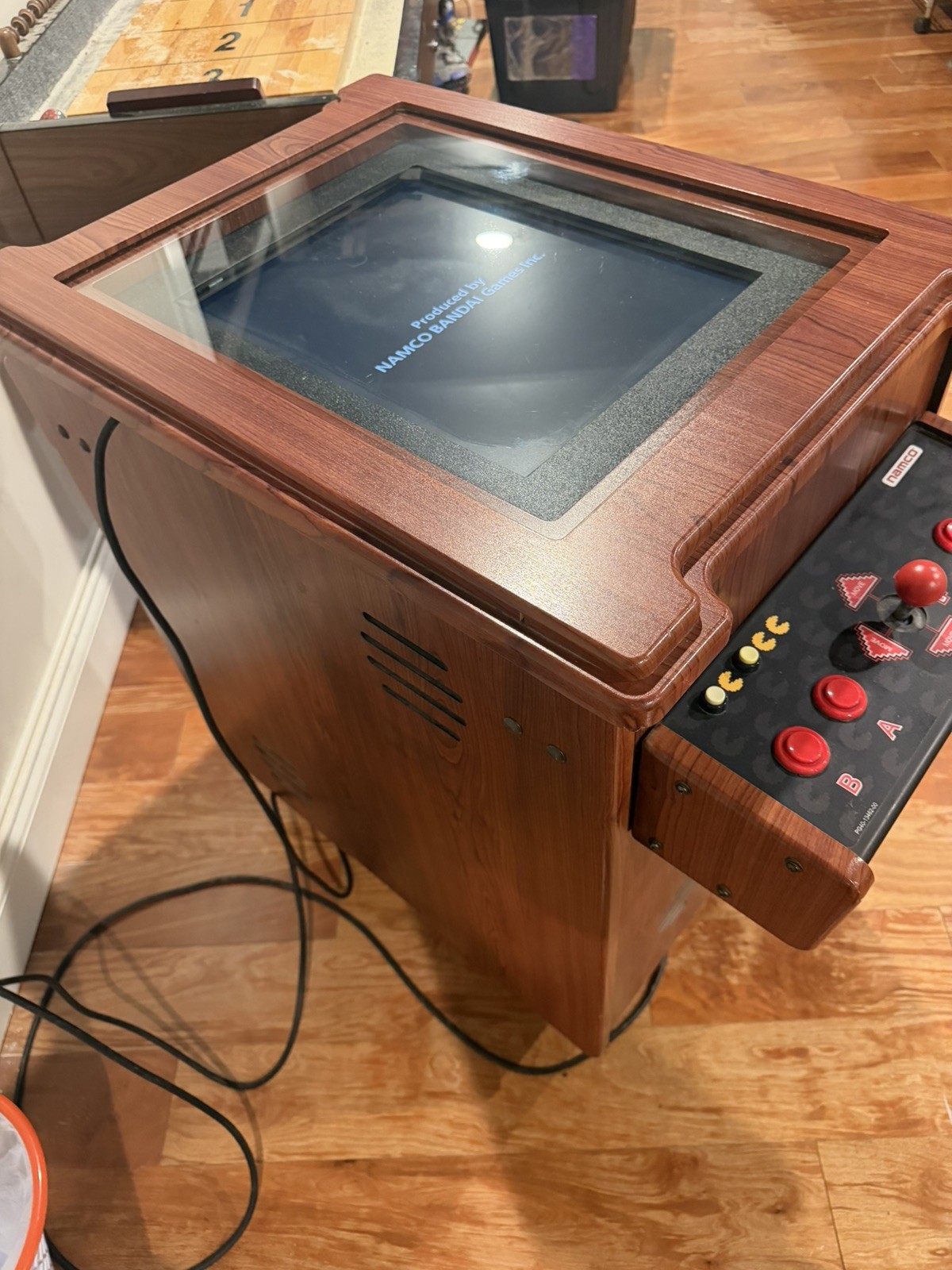 Namco Pac-Man’s Arcade Party Wood Cocktail Table Arcade Machine