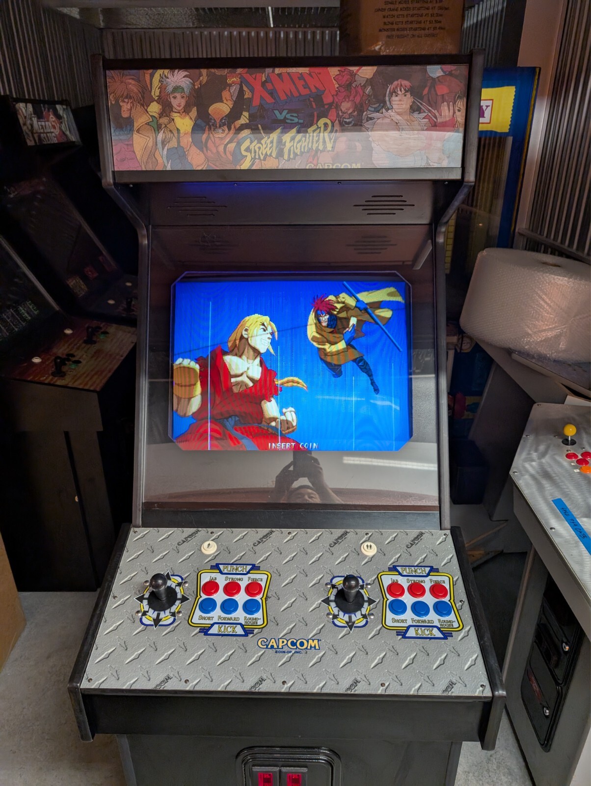 X-men vs Street Fighter Arcade Cabinet with Nanao MS9 Monitor (Great Condition)