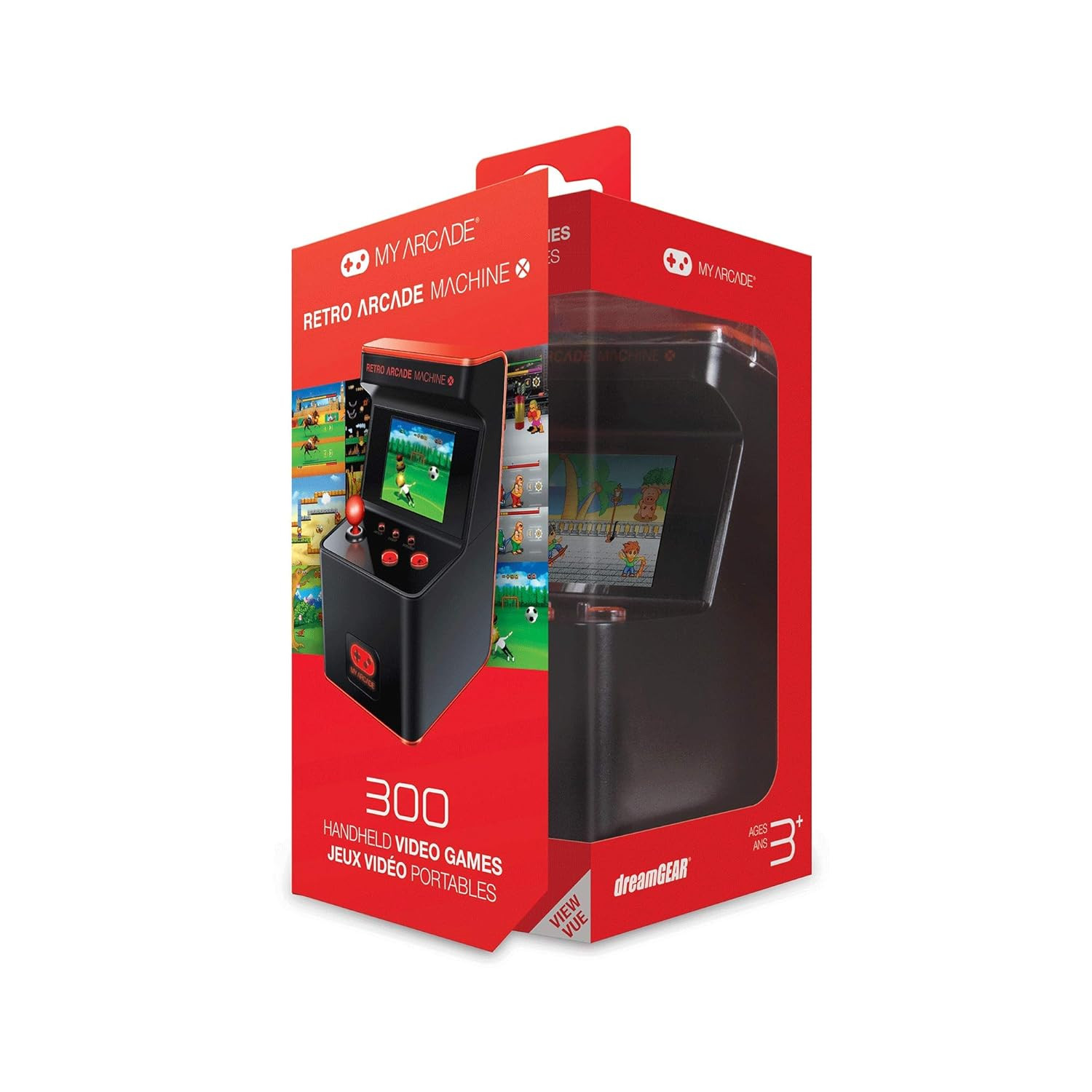 Retro Arcade Machine X Playable Mini Arcade: 300 Retro Style Games Built In, 5.7
