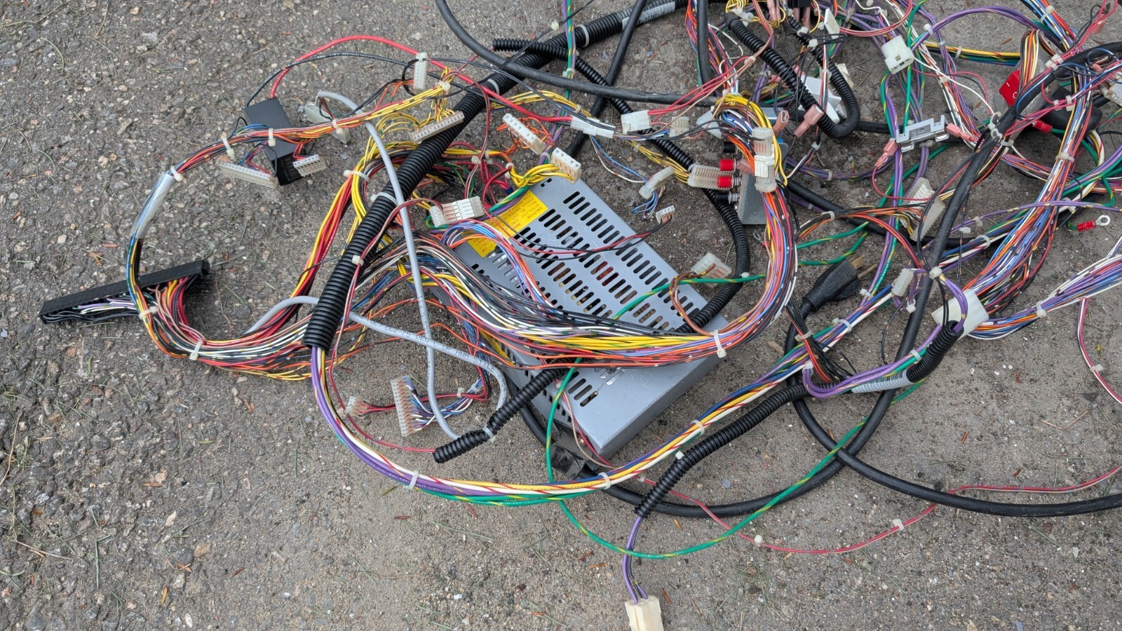 Aerosmith Revolution X Arcade Midway Jamma Complete 3 Player Wiring Harnes Uncut