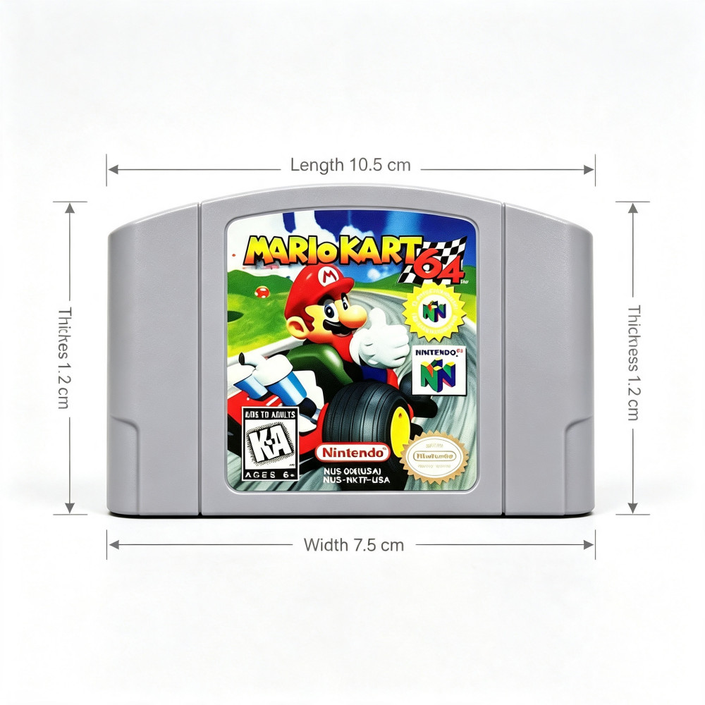 Mario Kart 64 Games Cartridge For Nintendo 64 Console US Version