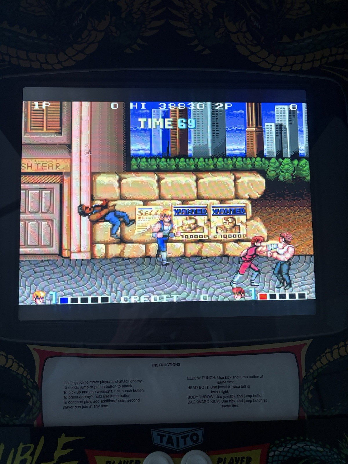 Double Dragon Full Size Arcade Cabinet Over 1000 Games
