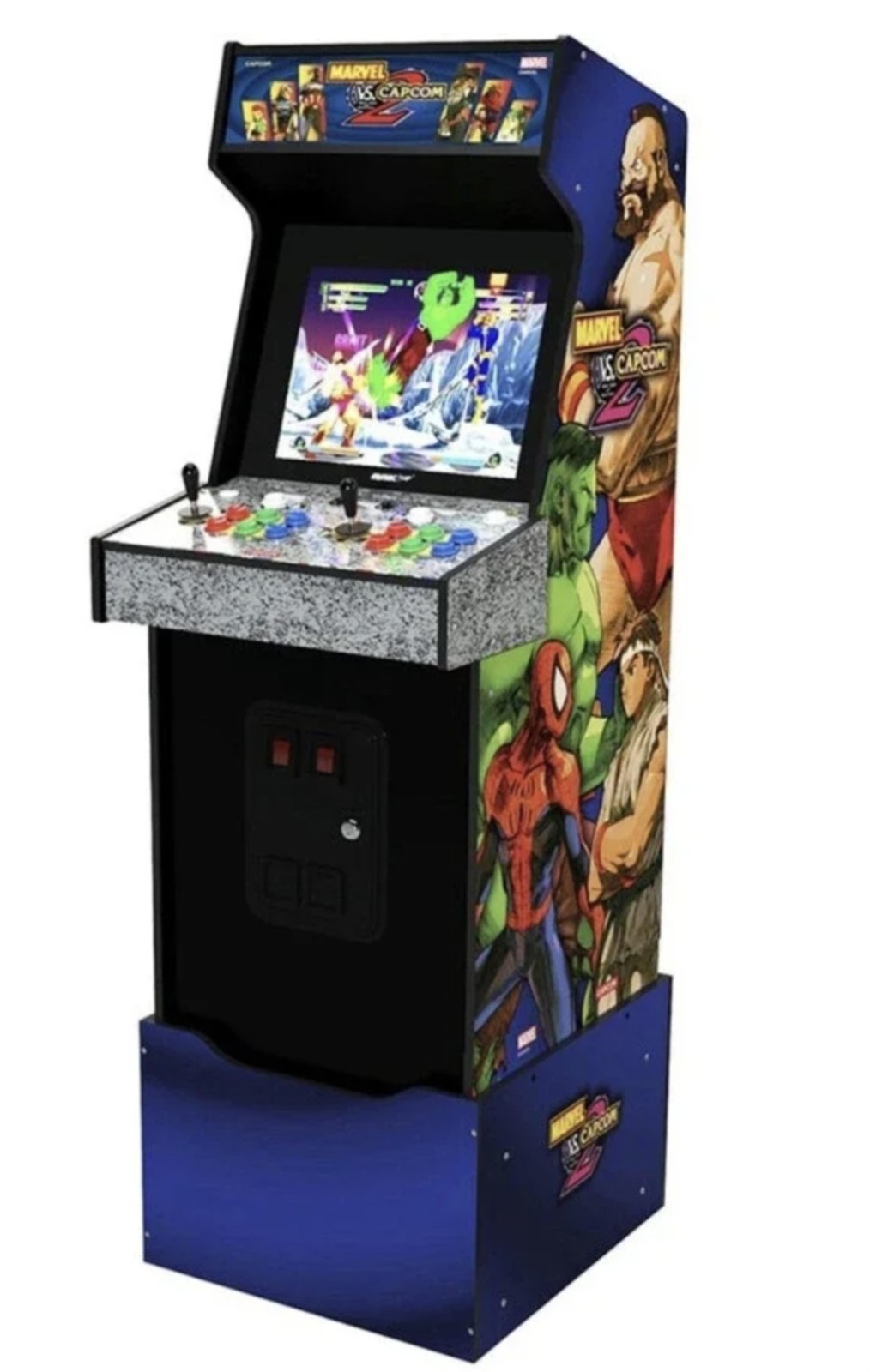 Arcade1Up Marvel vs. Capcom 2 Home Arcade Cabinet, RARE NEW IN BOX