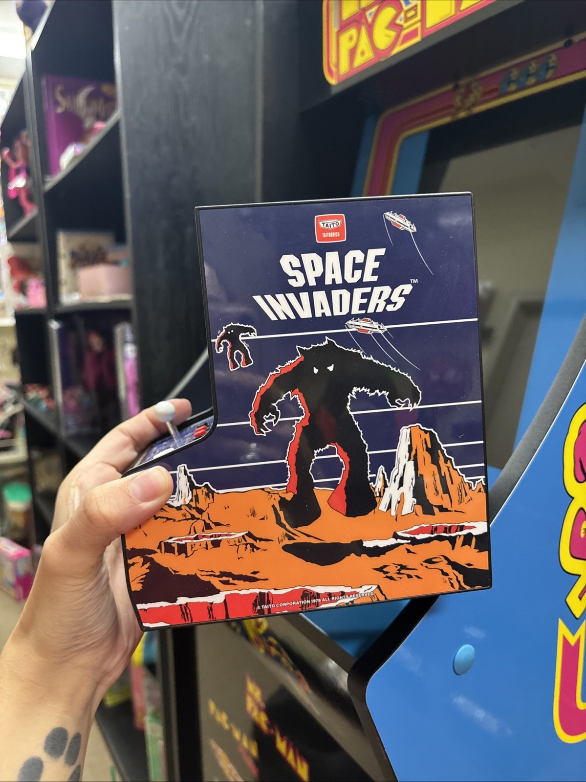 WB My Arcade DGUNL-3279 Space Invaders Micro Player Retro Arcade Machine