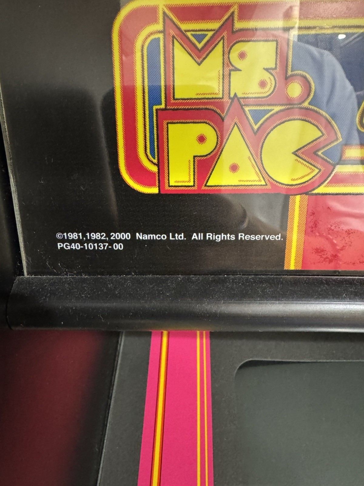 Original NAMCO 20 YEAR REUNION MS PACMAN GALAGA CLASS OF 1981!!