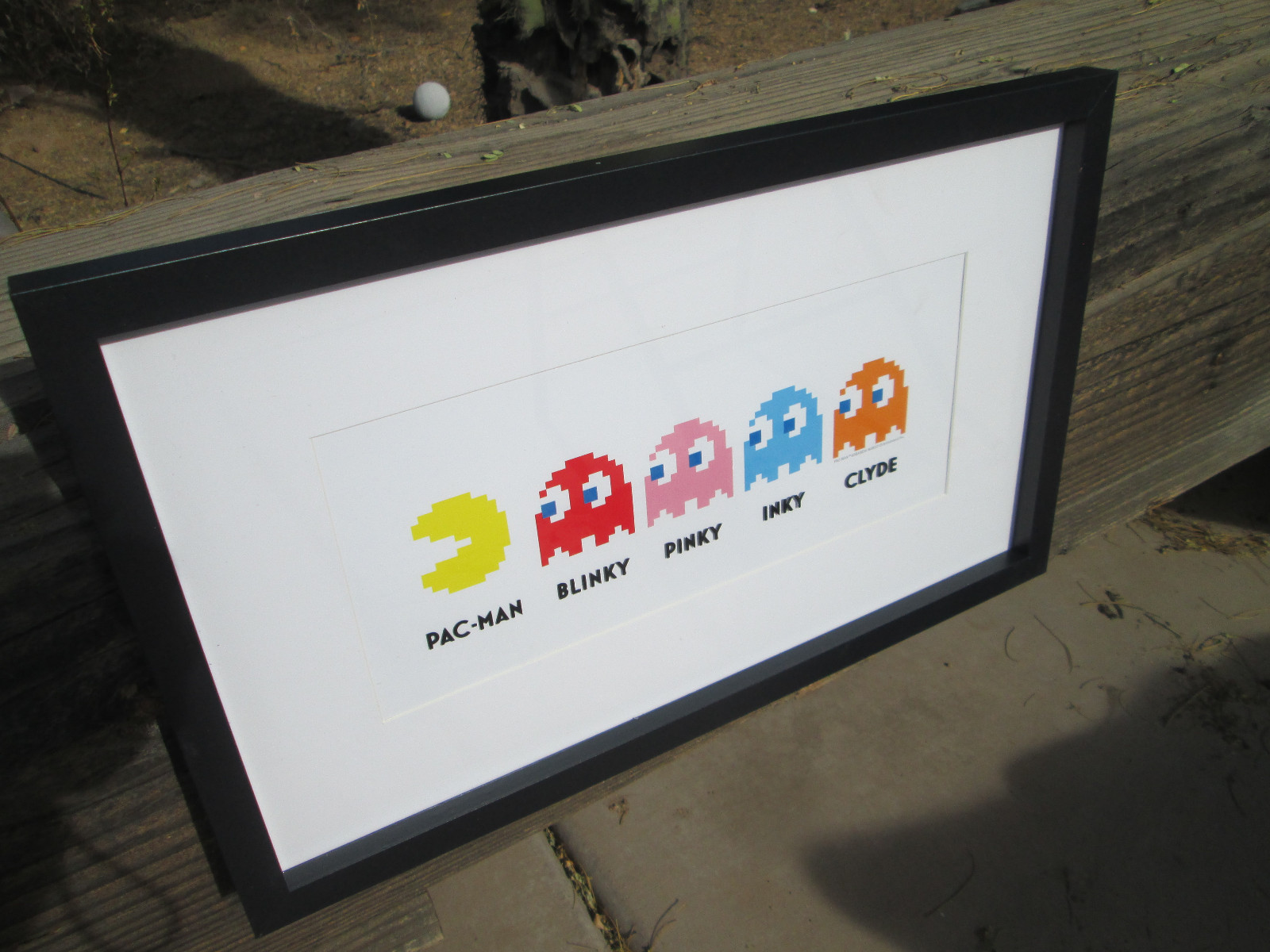 PAC MAN ARTWORK ARCADE GAME Blink COOL SIGN VINTAGE LOOK VIDEO PINBALL AMUSEMENT