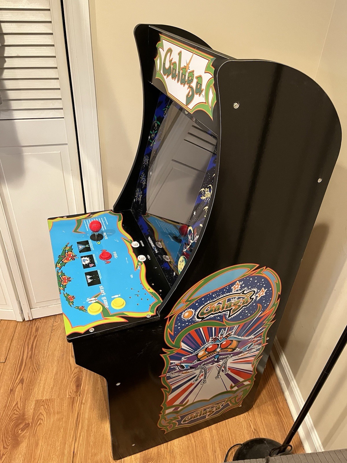 Galaga / Galaxian Retro Arcade Game Machine Stand Up / Arcade1Up 7031