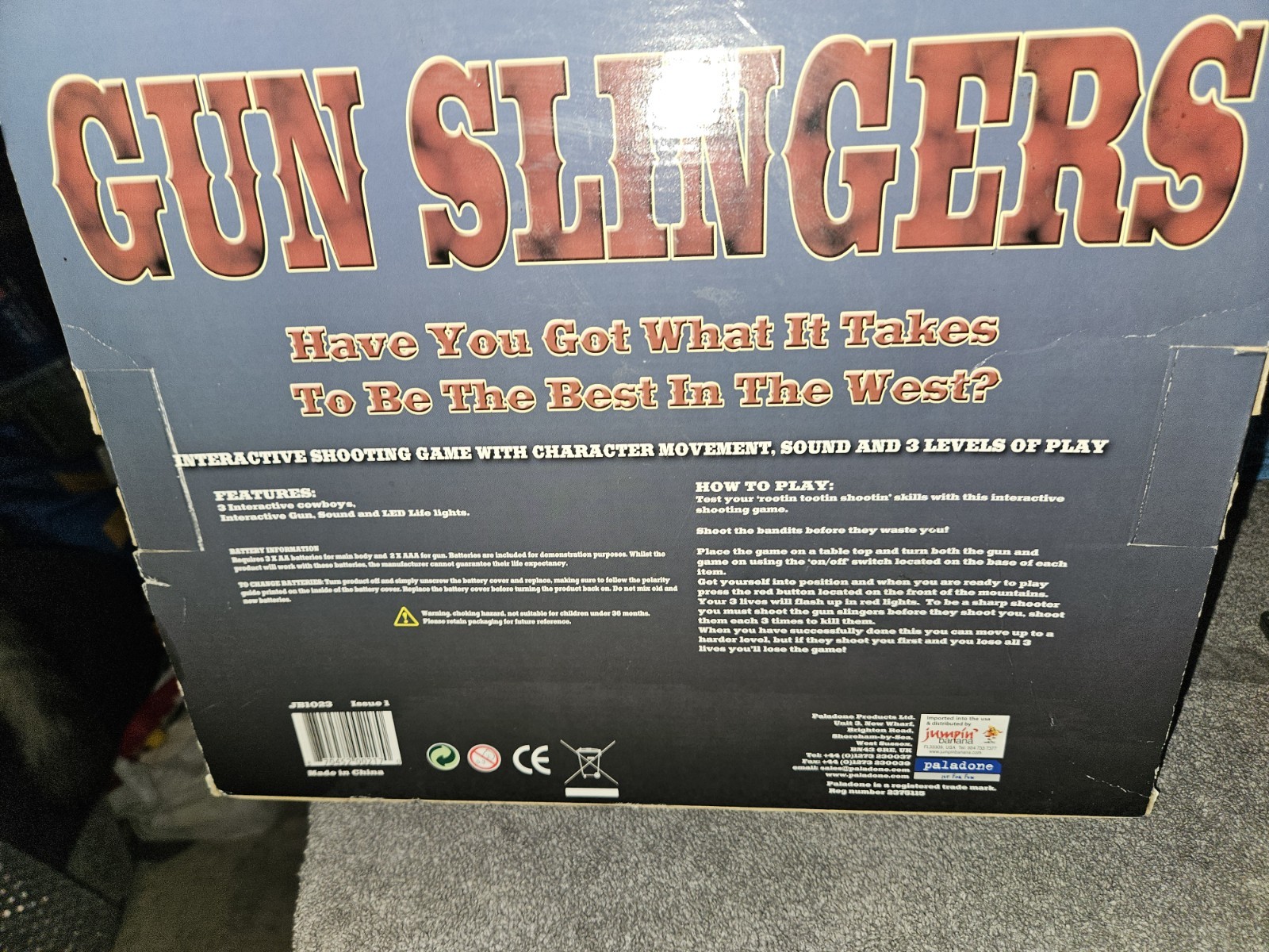 Gunslinger Arcade Interactive Game Rootin’ Tootin’ Quick Fire Shootin’!