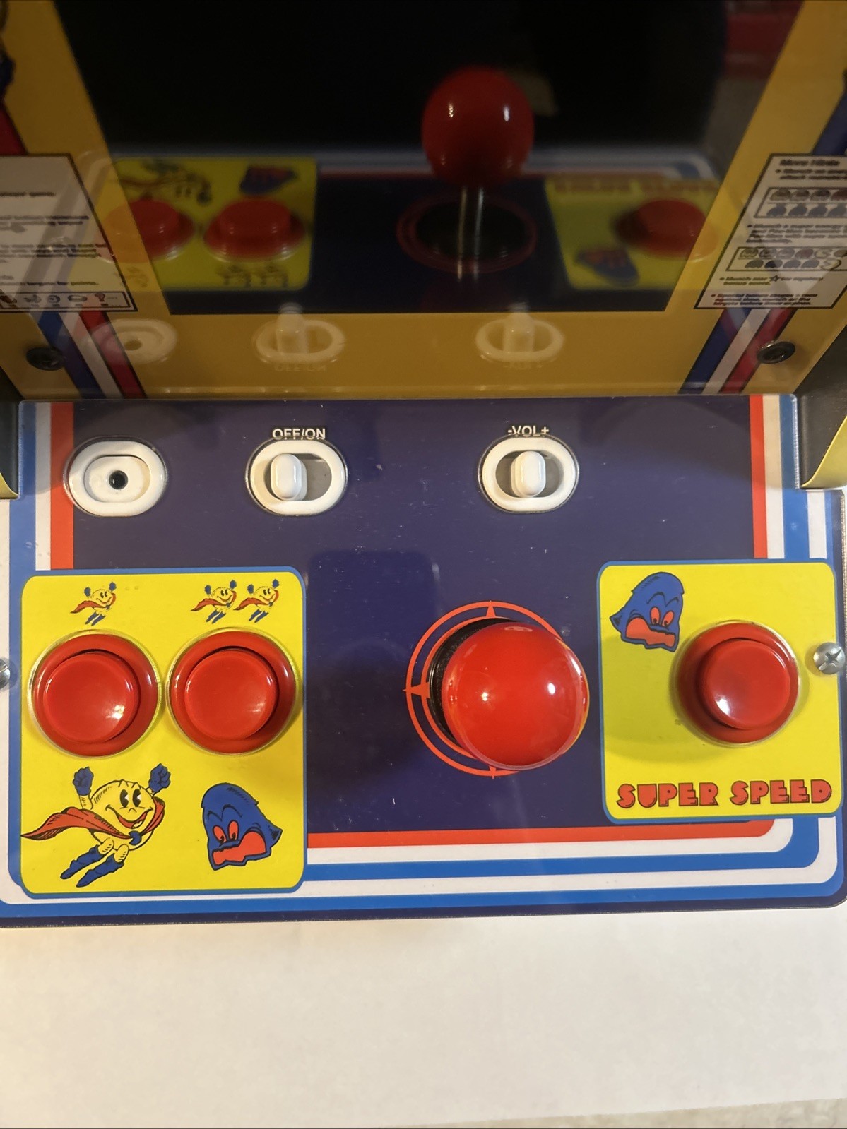 Arcade 1UP Super PAC-Man Counter Top Arcade Machine 4 Games – Tested/Working!
