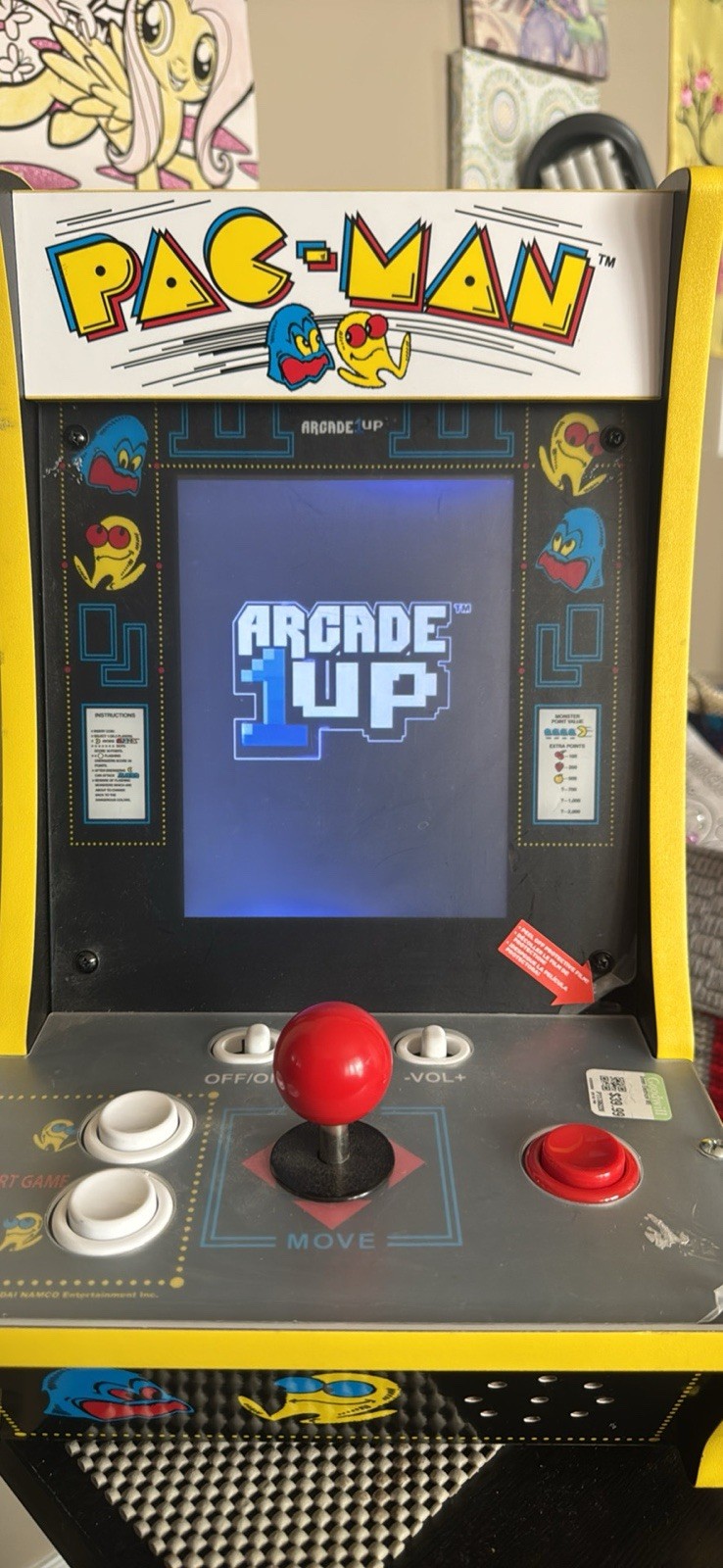 Arcade1Up Pac-Man Countertop Arcade Cabinet Machine Reproduction