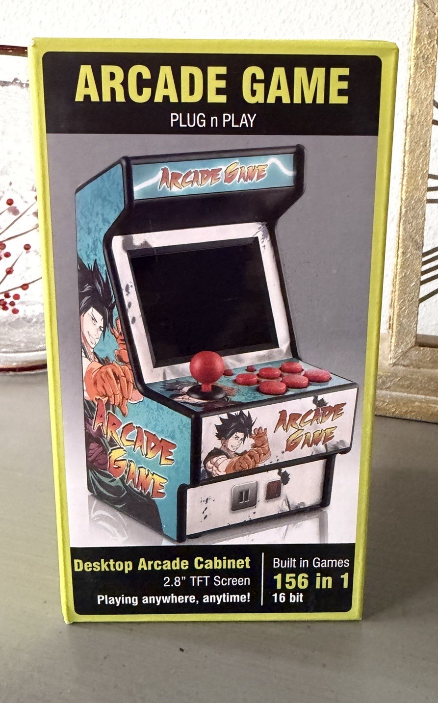Mini Arcade Machine with 156 Classic Games and 2.8 Inch Color Display