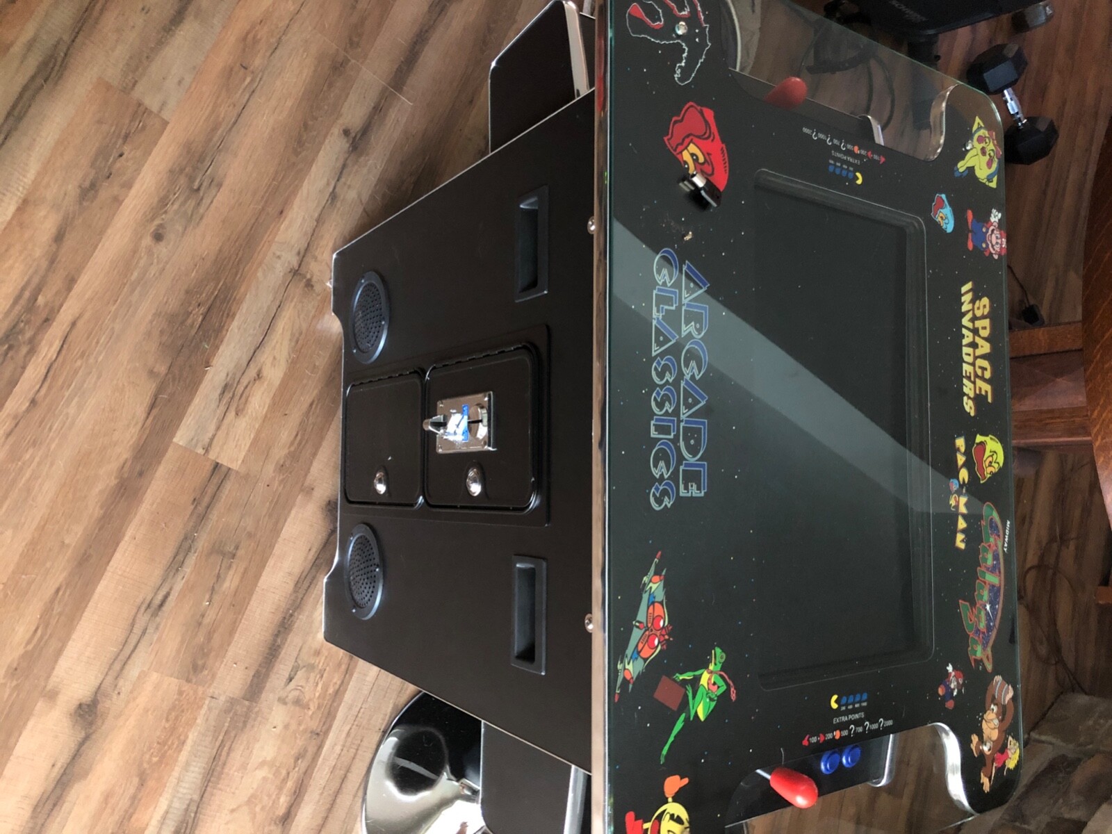  classic arcade video games pac man, space invaders, galaga, 400+ games 2 STOOLS