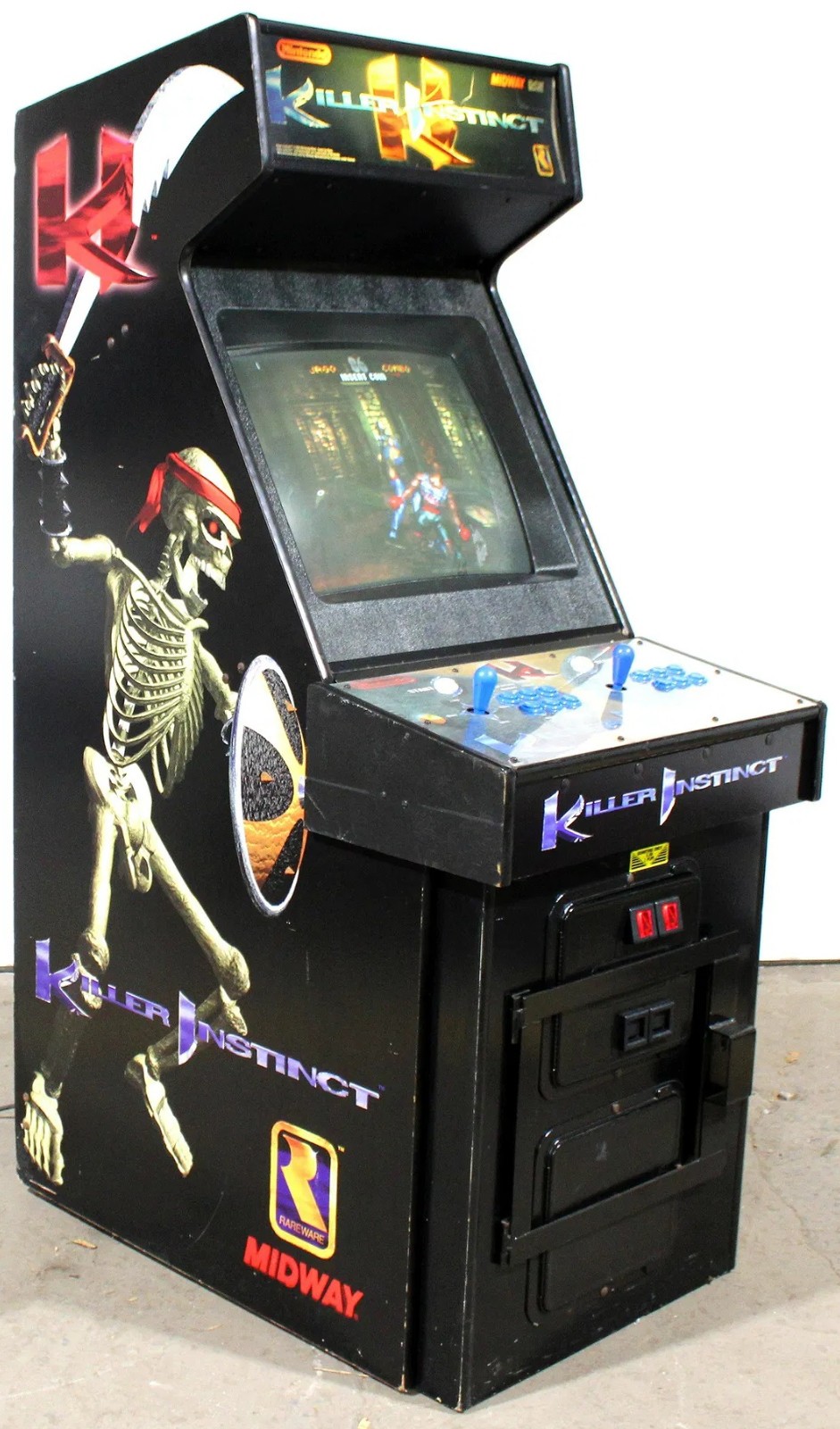 KILLER INSTINCT I & II ARCADE MACHINES by MIDWAY (ARCADE BUNDLE – BOTH MACHINES)