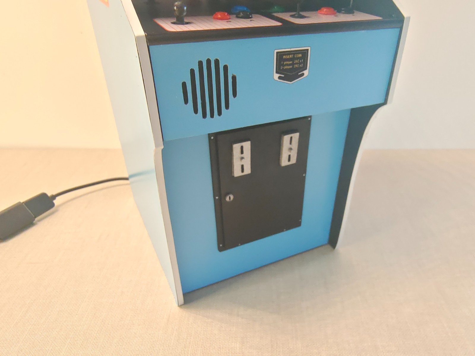Excitebike 1/6 scale mini working arcade cabinet.