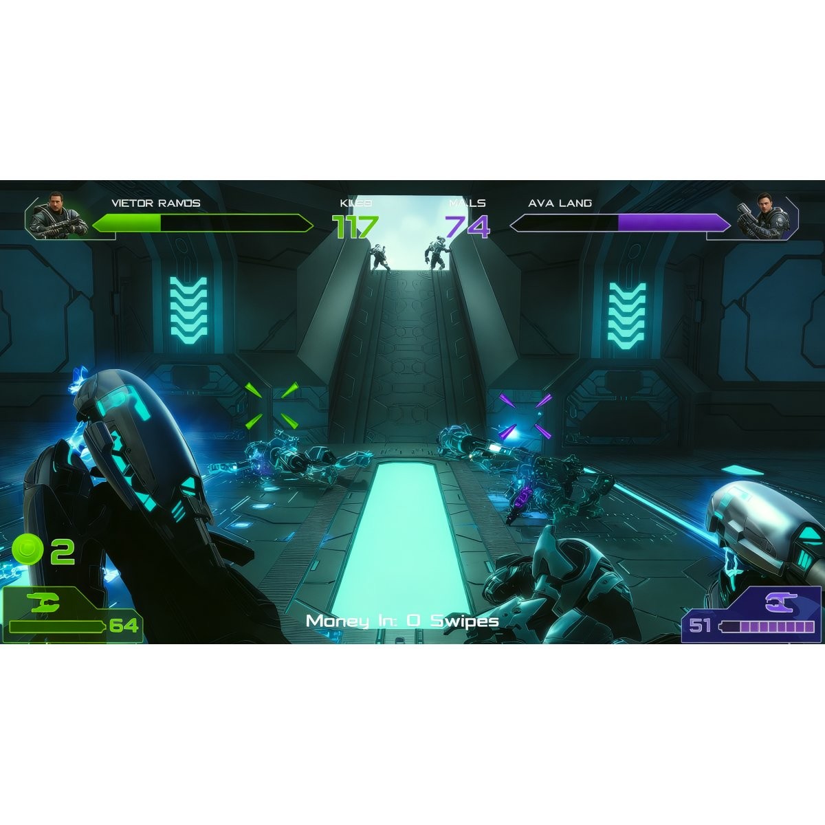 Halo: Fireteam Raven 2 Player Tethered Arcade Gun Game