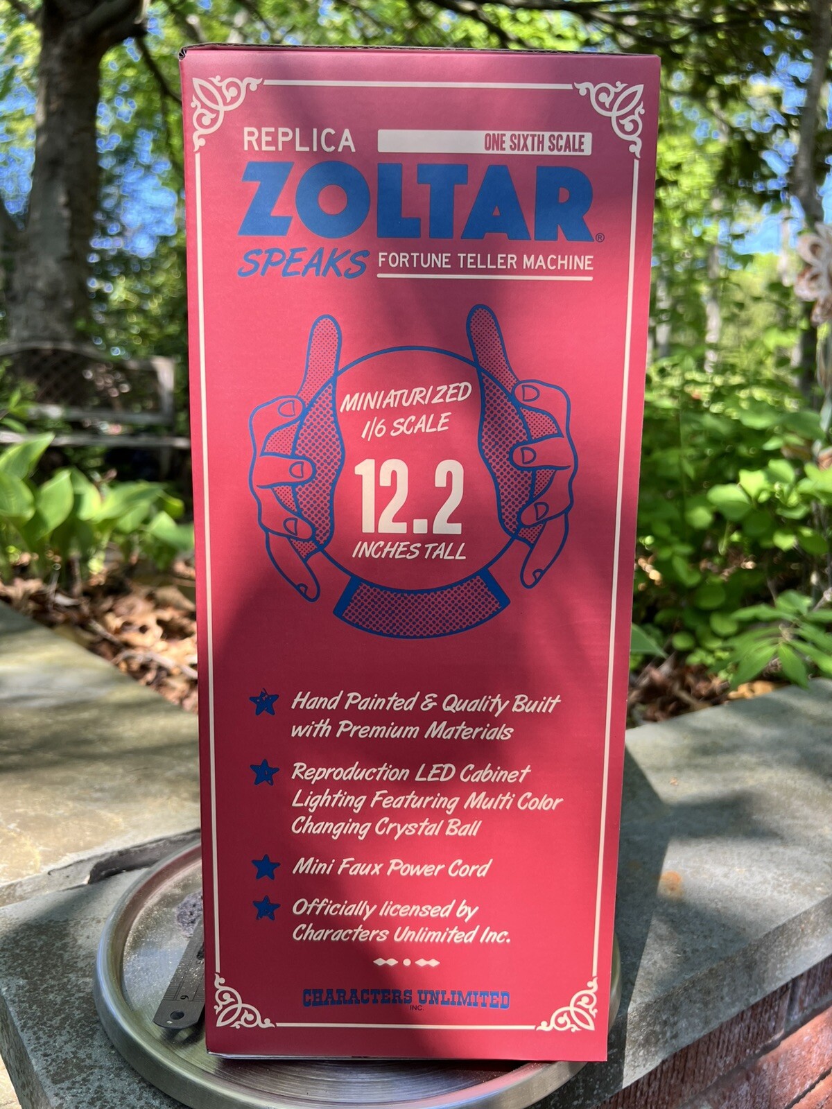 Zoltar Speaks Fortune Teller 1/6 Scale Mini Zoltar 12” working replica w/Extras
