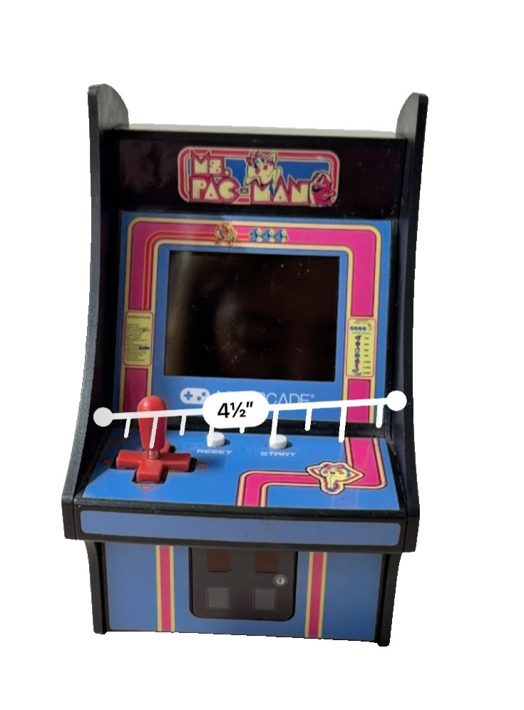 Ms Pac-Man My Arcade Micro Player Retro Arcade Machine Collectible