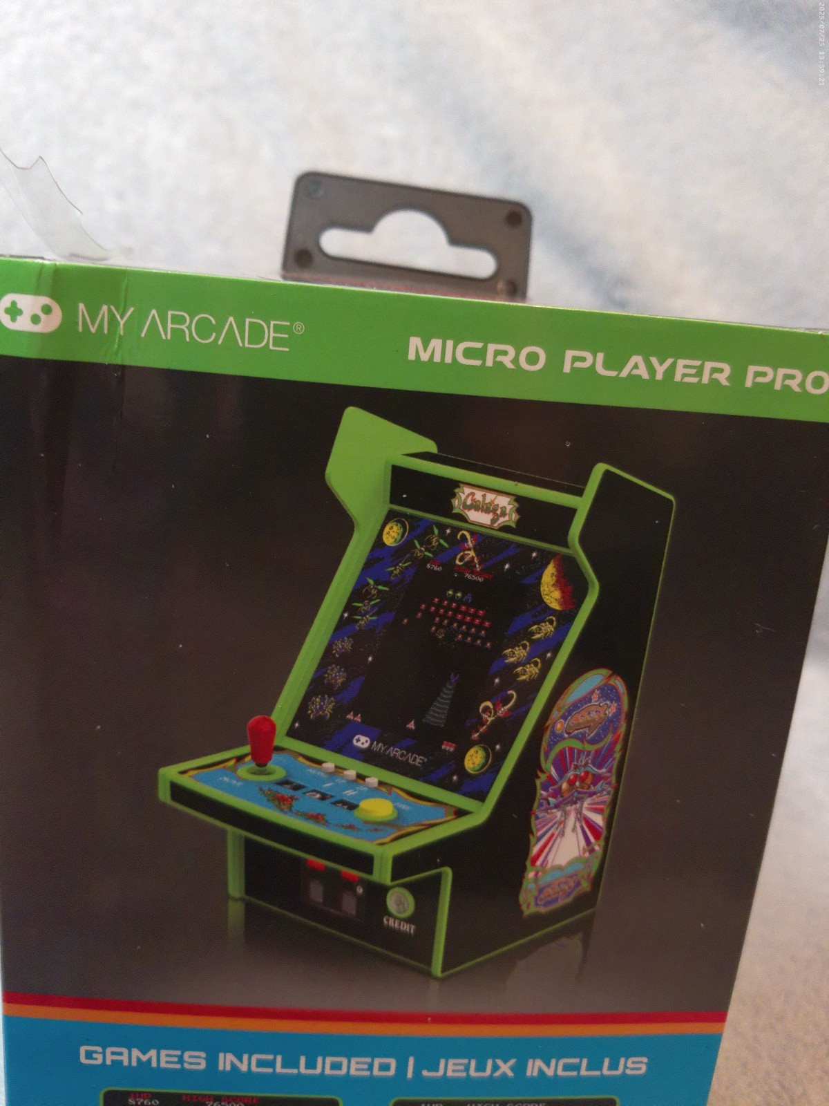 My Arcade Galaga/Galaxian Micro Player Pro DGUNL-4195 Portable Retro Arcade New