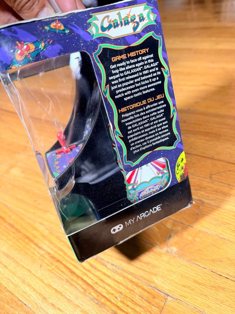 My Arcade Mini Retro Arcade Machine Galaga Micro Player VideoGame